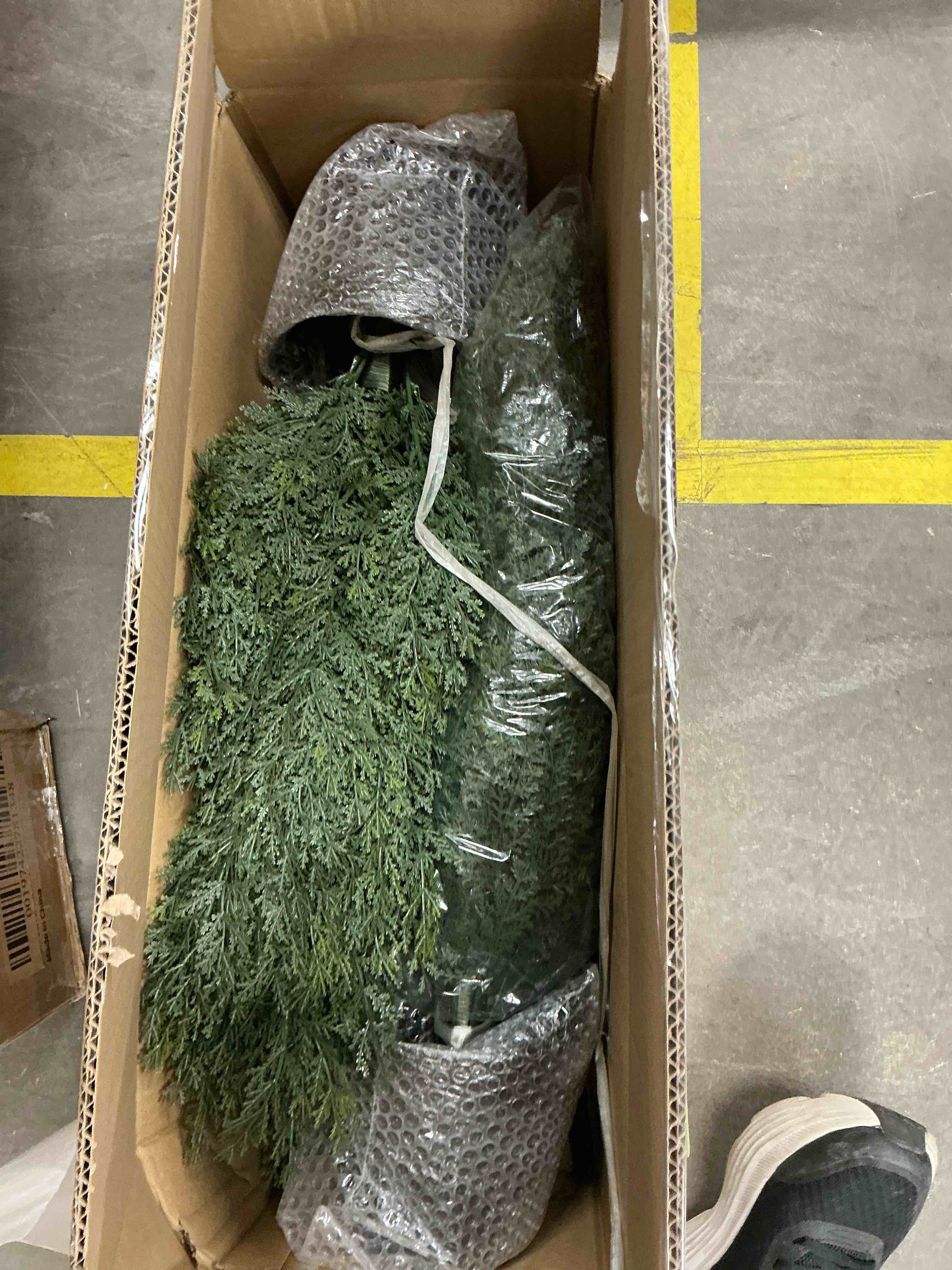 Condition photo showing New/Like New for Dr. Planzen Artificial Cedar Tree 3 Ft Artificial Cedar Topiary Trees For Outdoors Potted Fake Cypress Trees Faux Evergreen Plants For Home Porch Decor