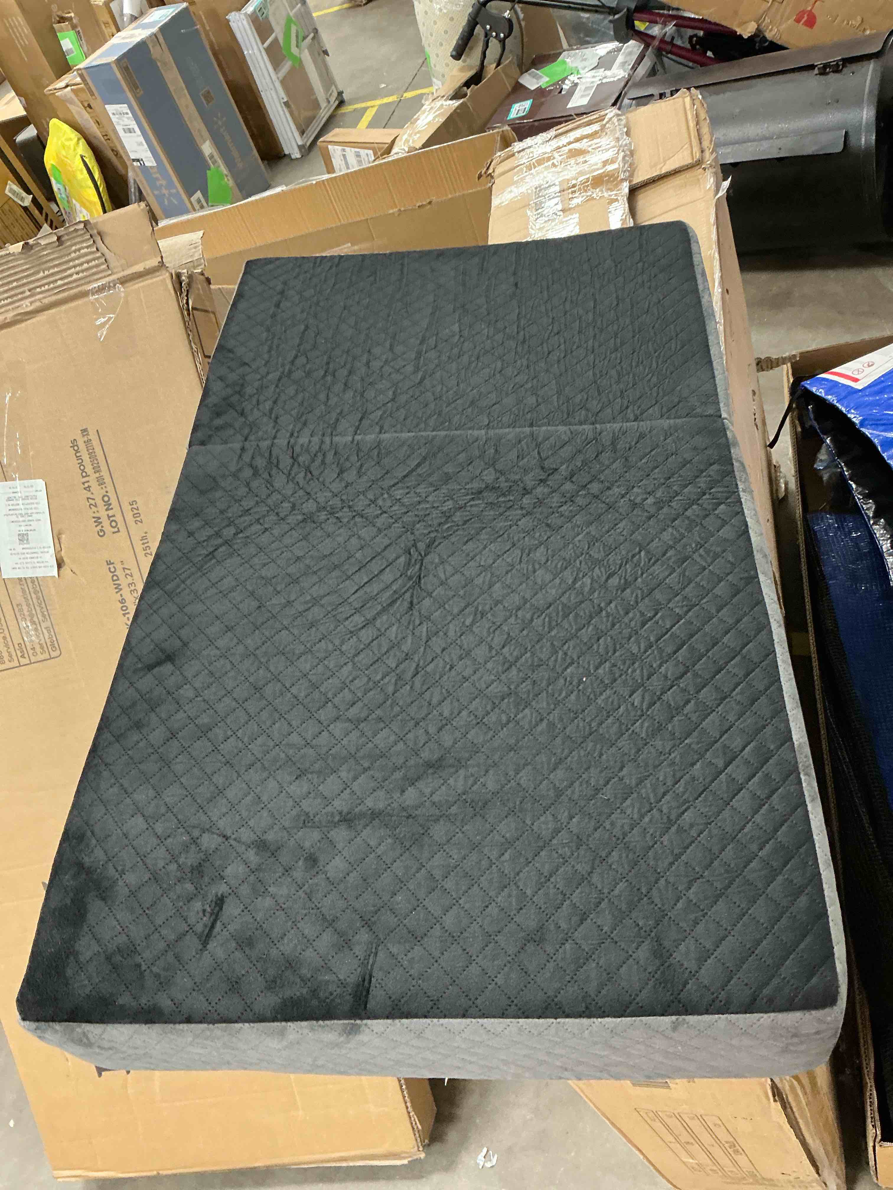 Condition photo showing Good Condition for Kolbs Extra Large Recliner Cushion | Chic 2 Tone Velvet Cover (Seat with Back)