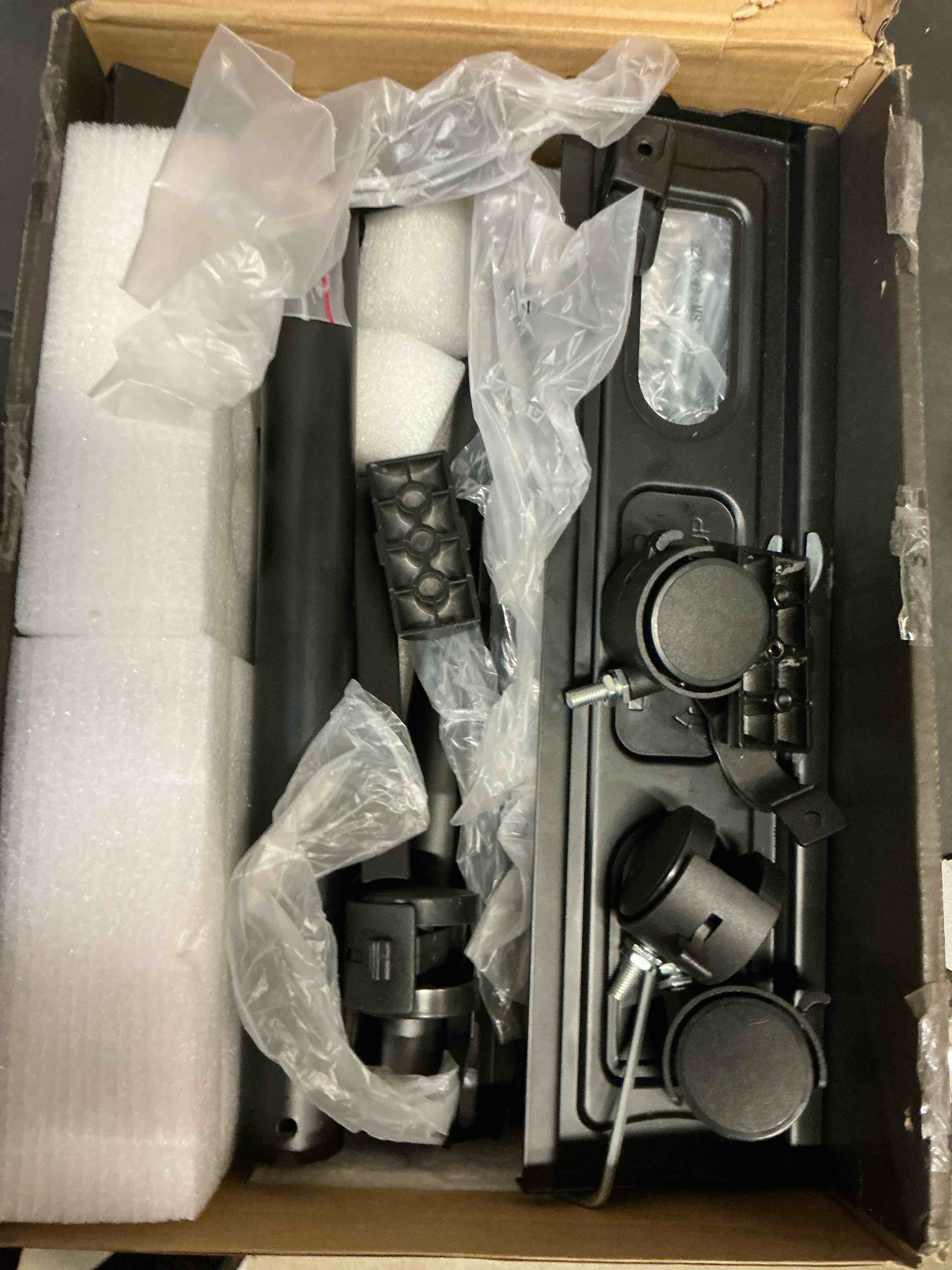 Condition photo showing Good Condition for PERLESMITH Rolling TV Stand, Mobile TV Stand for 23-60 Inch LCD LED TVs, Tilt TV Stand Wheels Holds up to 88Lbs, Portable TV Stand for Bedroom with Shelf, Outdoor TV Stand Max VESA 400x400mm PSTVMC06 23-60 Inch Basic Single-Column