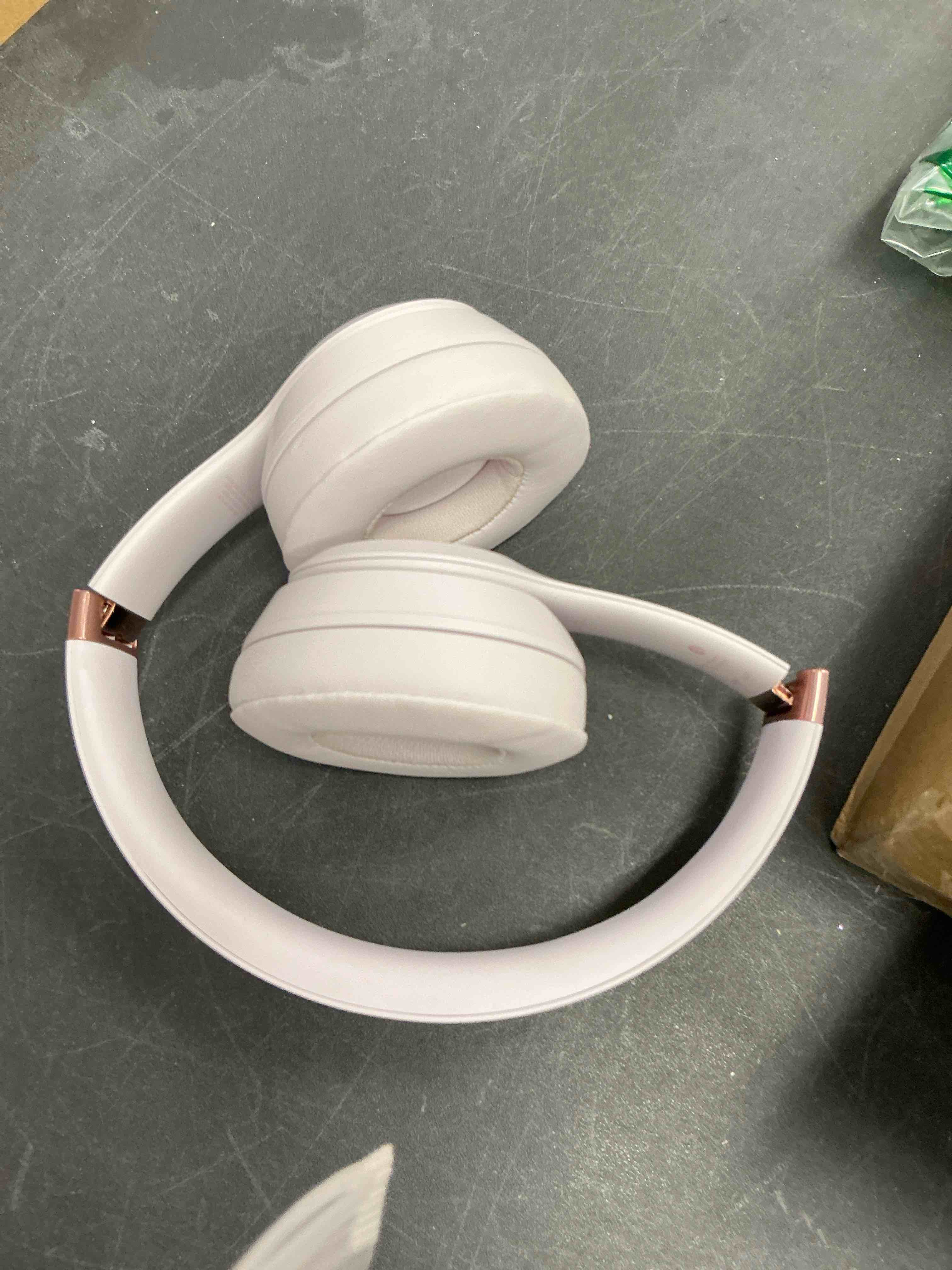 Condition photo showing Good Condition for Beats Solo 4 - Wireless On-Ear Bluetooth Headphones, Up to 50-Hour Battery Life, Ultra-Lightweight Comfort, Powerful and Balanced Sound, Apple & Android Compatible - Cloud Pink Cloud Pink Standalone