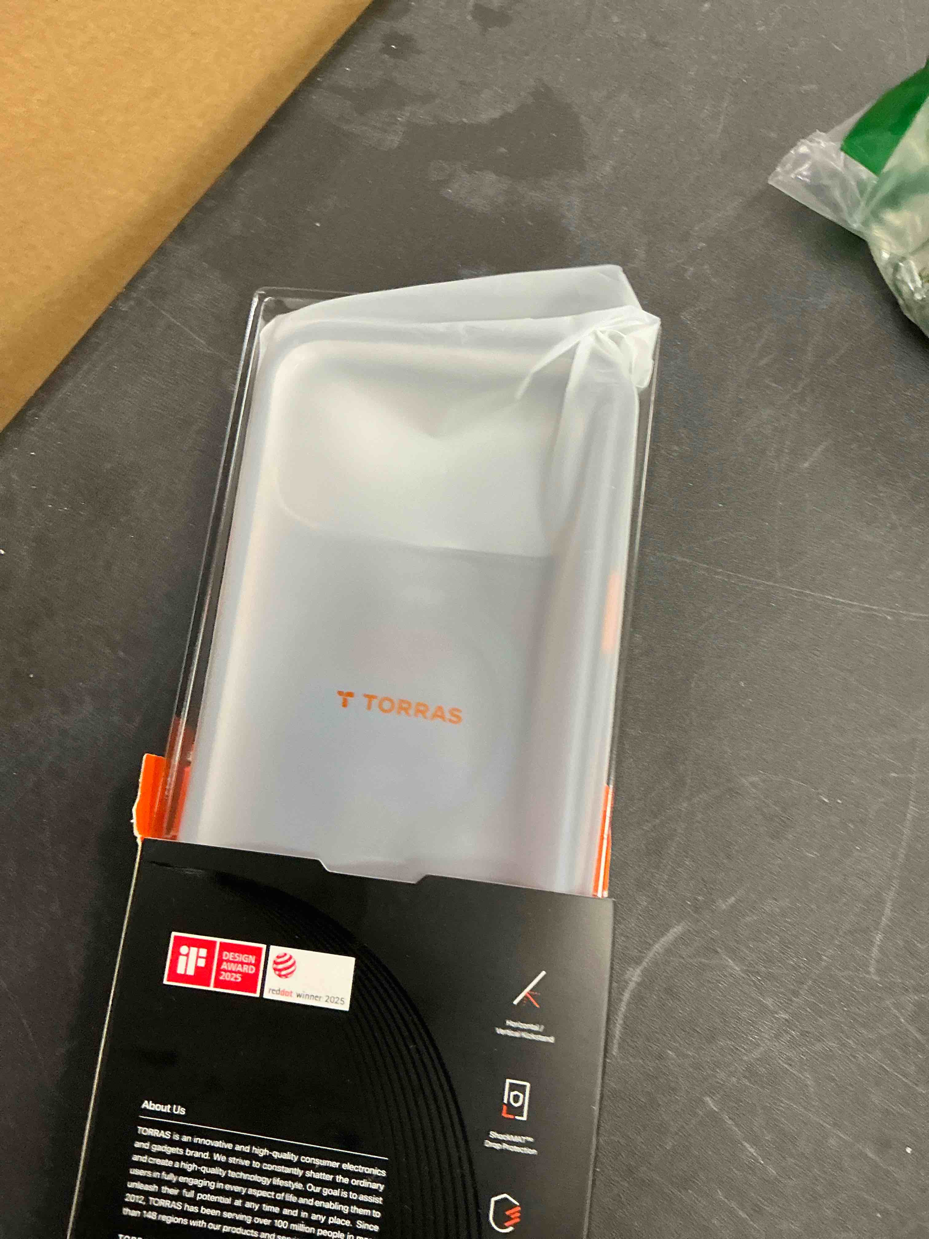 Condition photo showing New/Like New for TORRAS Ostand Q3 Air for iPhone 17 Pro Max Case with 360 Magnetic Stand, Fit for MagSafe, Mil-Grade Drop Tested, Camera Control Button, Shockproof Phone Case for iPhone 17 Pro Max 6.9", Midnight Blue iPhone 17 Pro Max 6.9" Midnight Blue