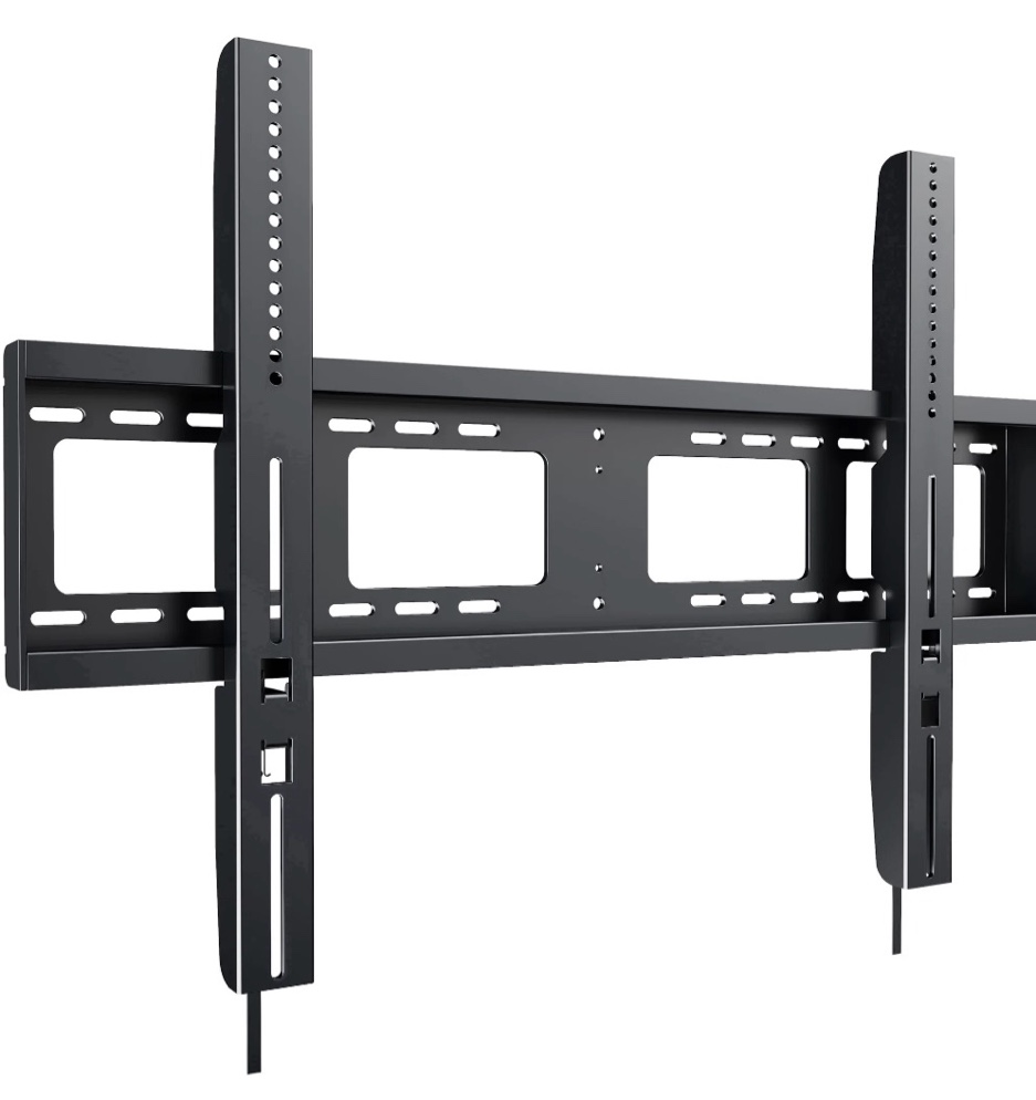 MountLiving Heavy Duty Fixed TV Mount for 42 to 120 inch Flat TVs, Low Profile TV Wall Mount Holds 200 lbs, Max VESA 800x600, Fits 16"/18"/32" Studs