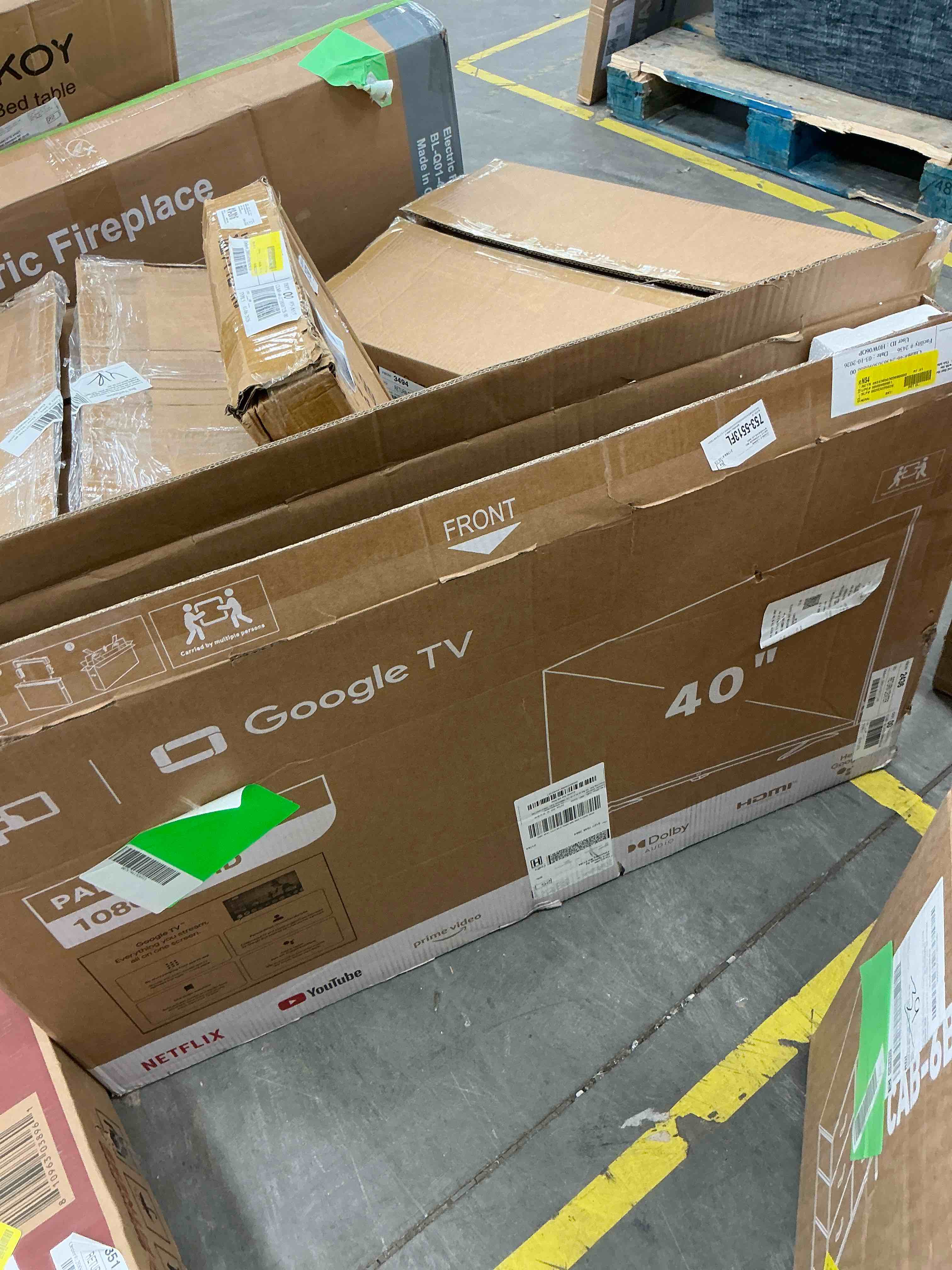 Condition photo showing Good Condition for fpd 40-inch google tv smart os 2025 full hd 1080p hdr10 & dolby audio | chromecast built-in + voice remote | immersive viewing experience | palette-series cg40-p3
