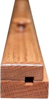 precision quilting tools quilt hanger rack  dark stained wood 60