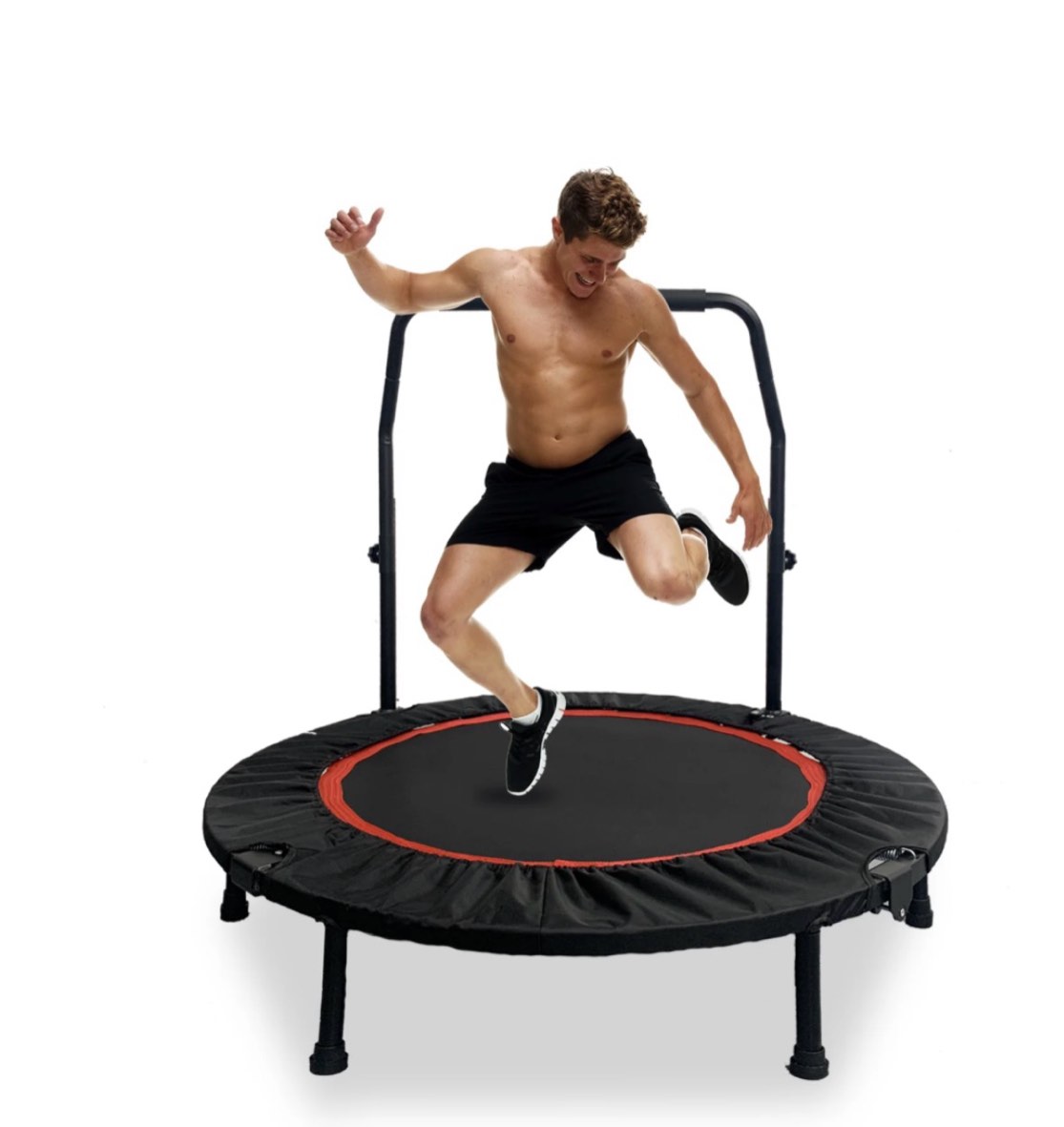 jacgood foldable rebounder trampoline for adults  40