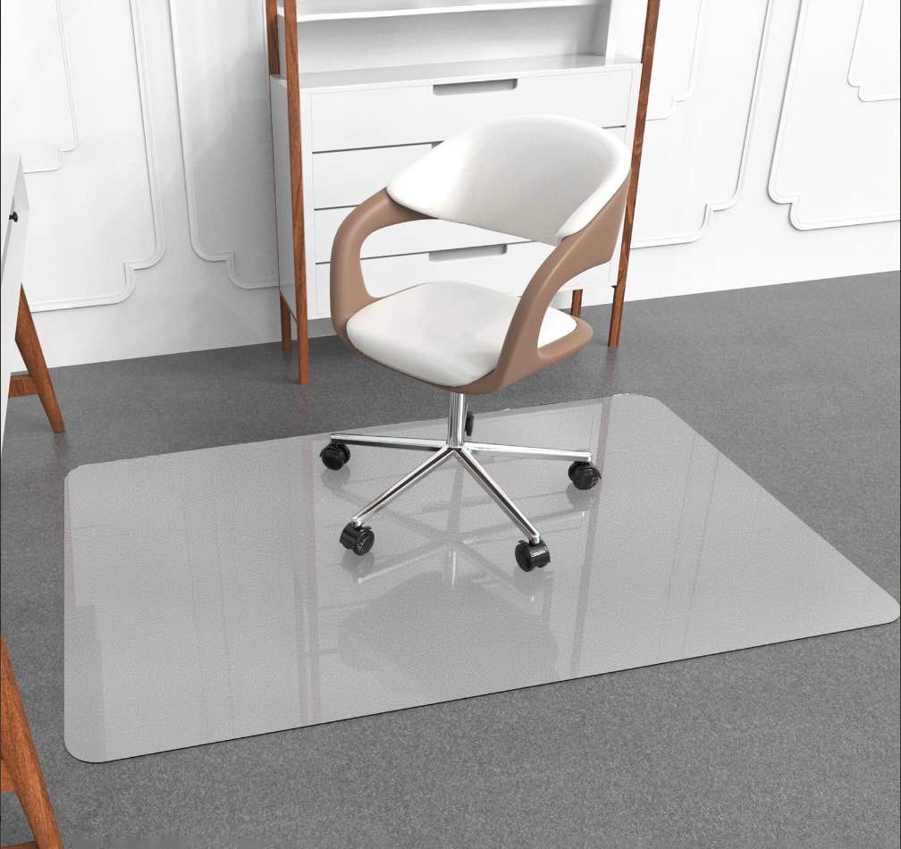 Plastic Chair Mat for Hardwood Floor, 36"x 48" Office Chair Mat for Home, Floor Protector Mat for Desk Chair for Home