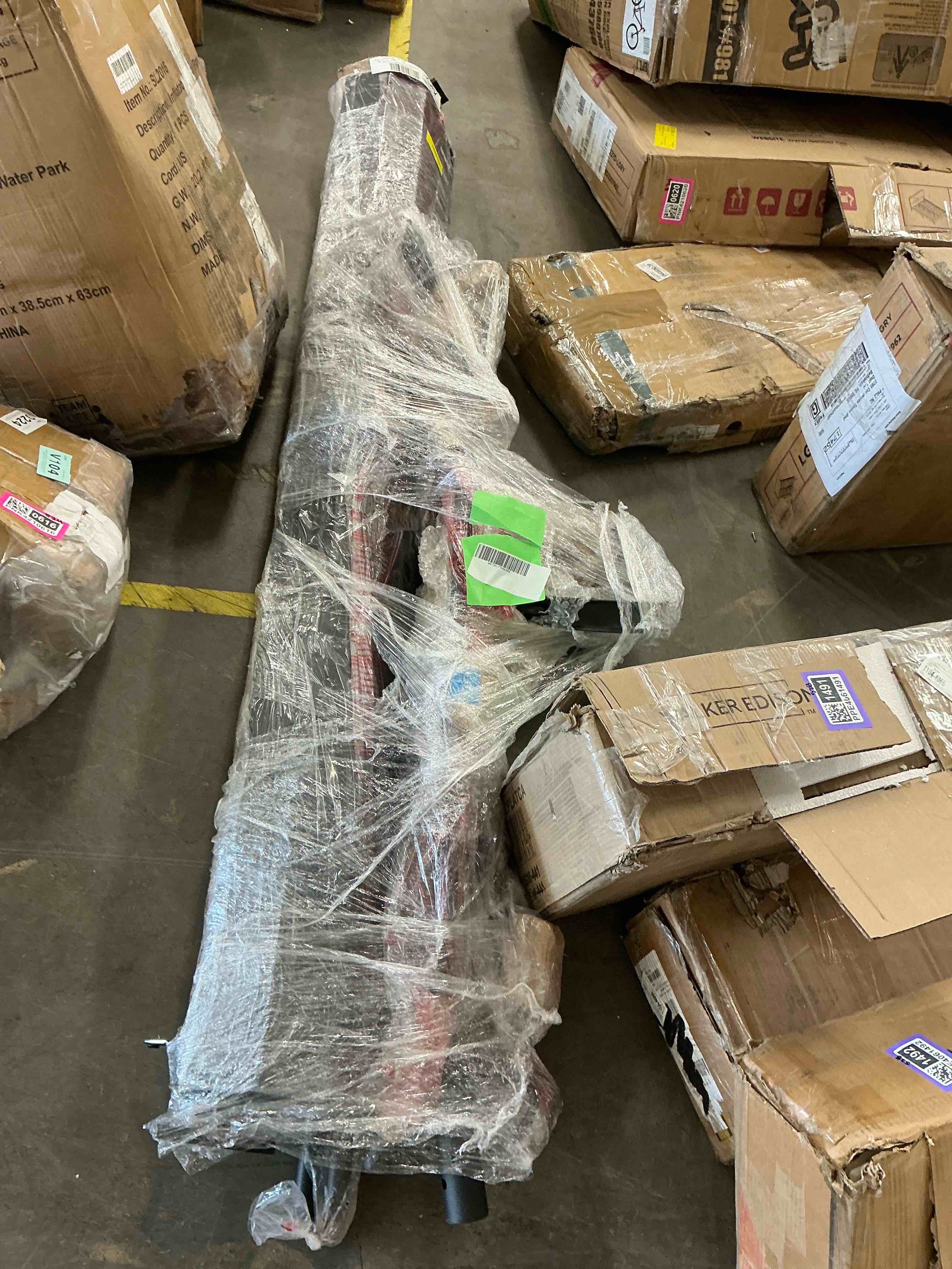 Condition photo showing As Is for (incomplete) multifunctional smith machine with lat pull down and cable crossover for versatile strength training