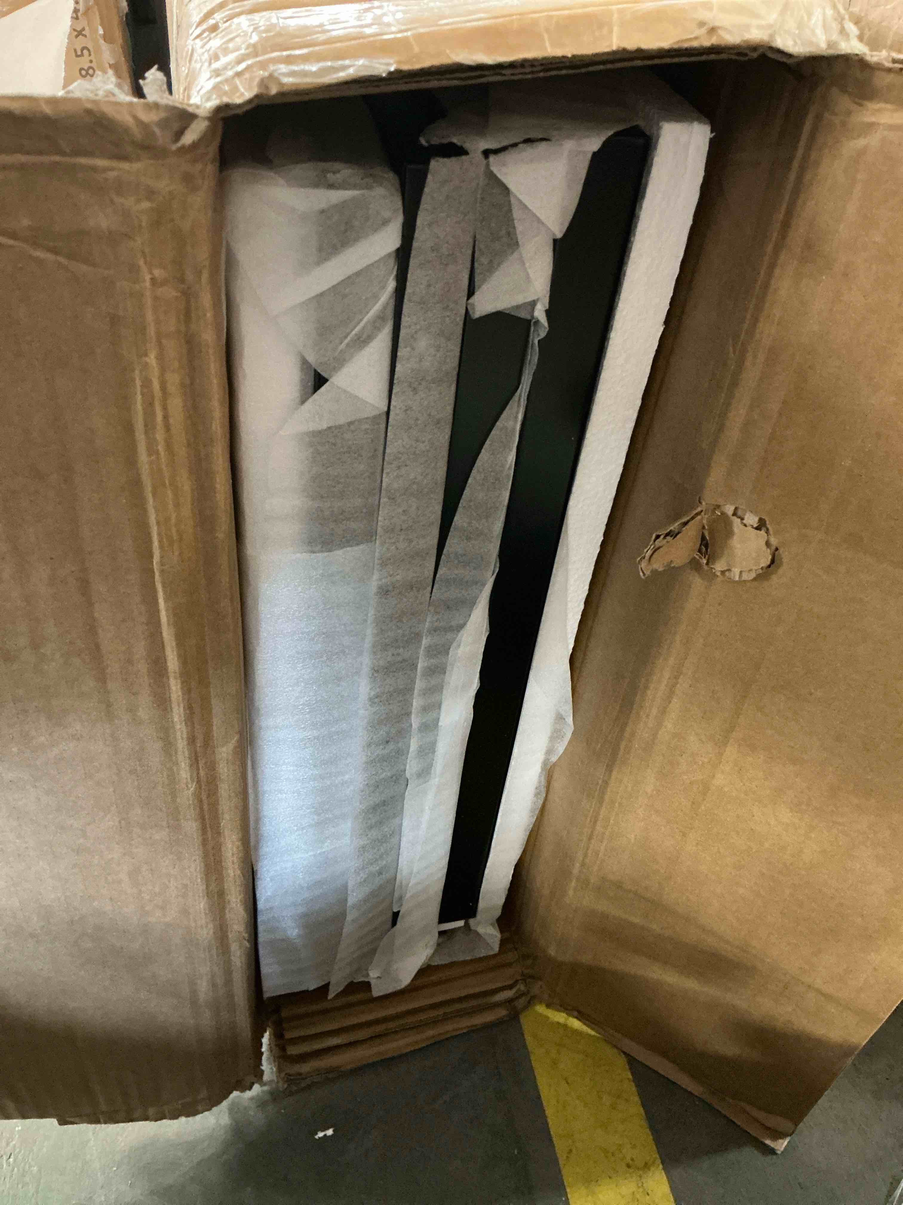 Condition photo showing New/Like New for ktaxon 71"h metal garage storage cabinet, heavy duty steel utility locker with 5 adjustable shelves, for home, office, warehouse, garage, black