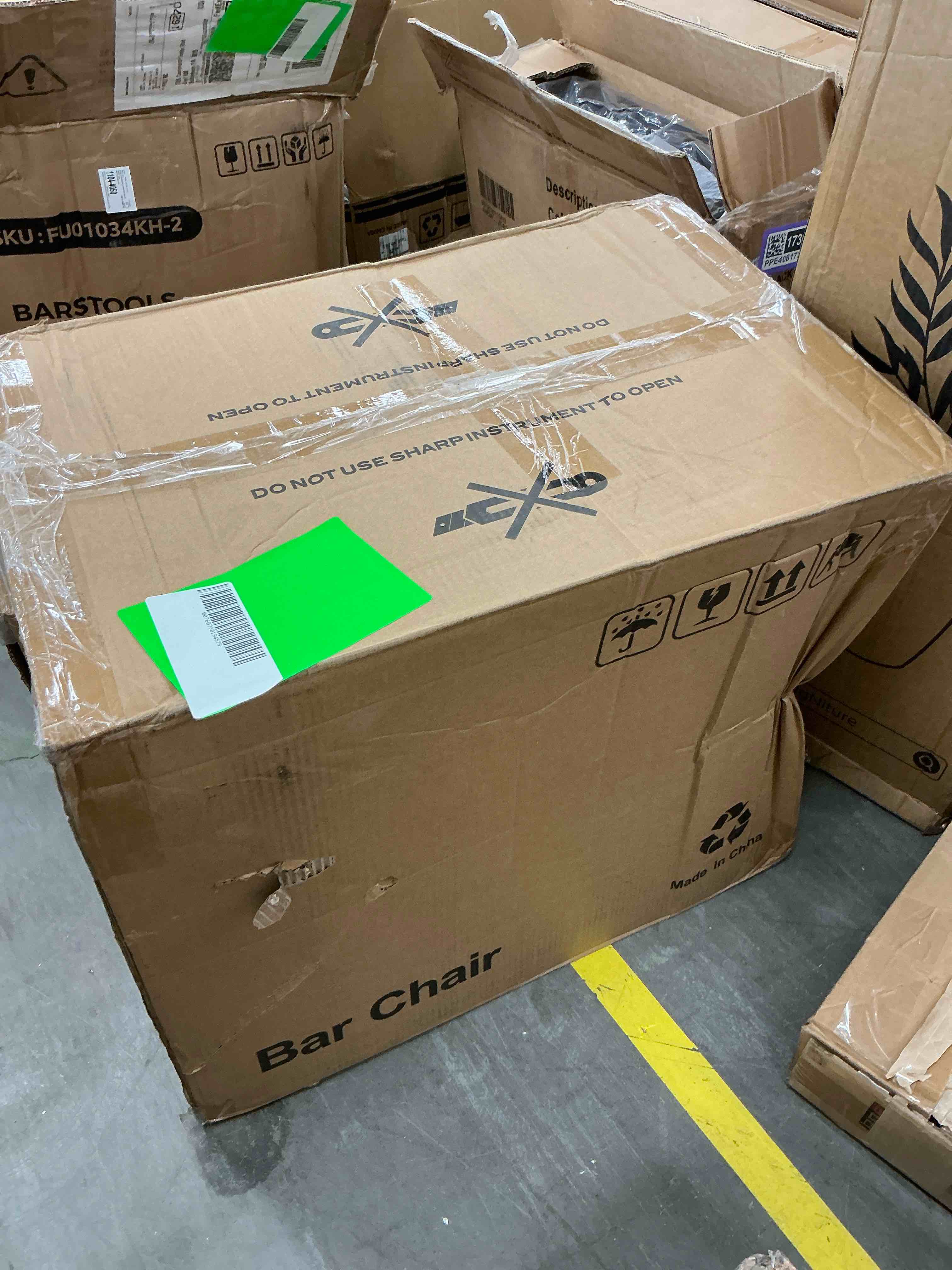 Condition photo showing Good Condition for edx ergonomic high back office chair with reclining & lumbar support, swivel, headrest, footrest, padded arms, black