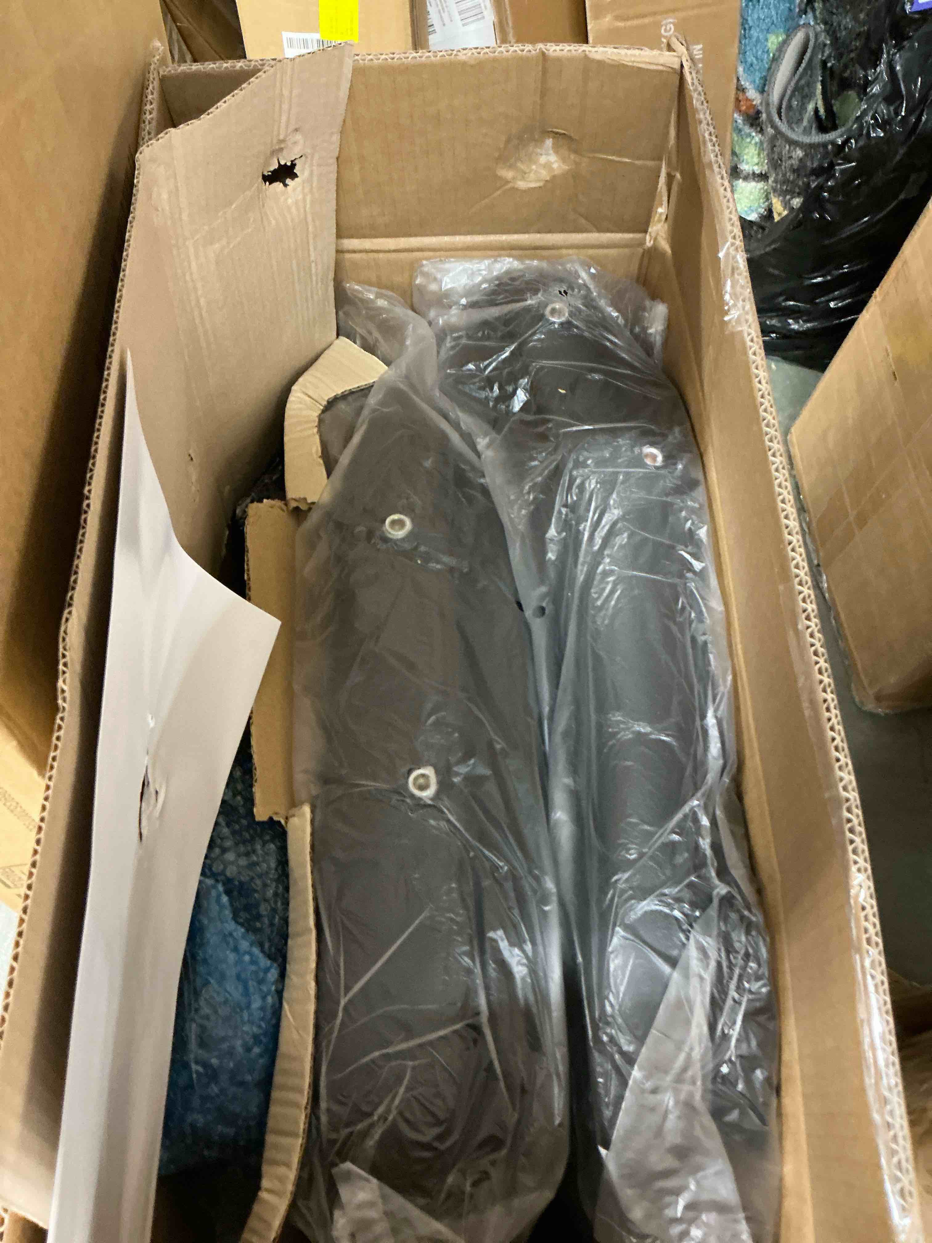 Condition photo showing New/Like New for athope office chair, ergonomic desk chairs with back support, pu leather computer chair with wheels and adjustable armrest for home office, 360°swivel free, dark blue