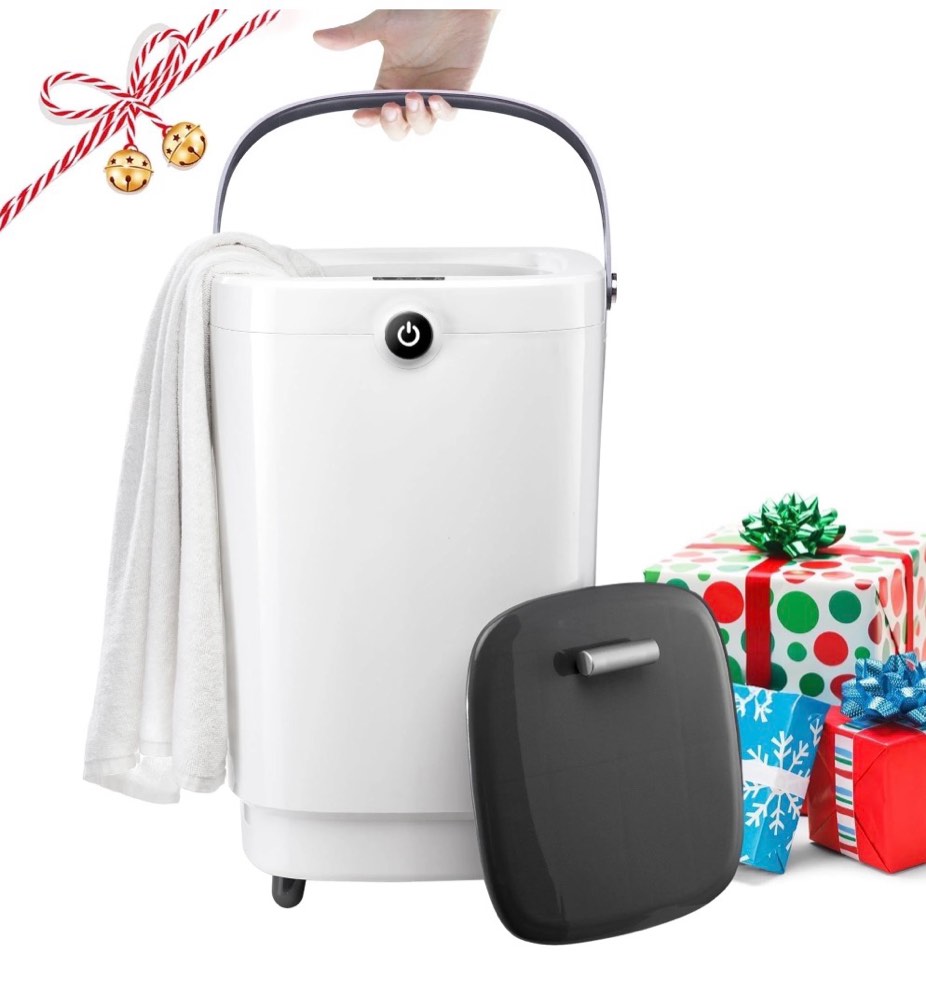 towel warmers for bathroom 20l towel warmers buckets spa with 15/30/45/60 timing luxury large towel warmer fits up to two oversized towels bathrobe towel blanket grey