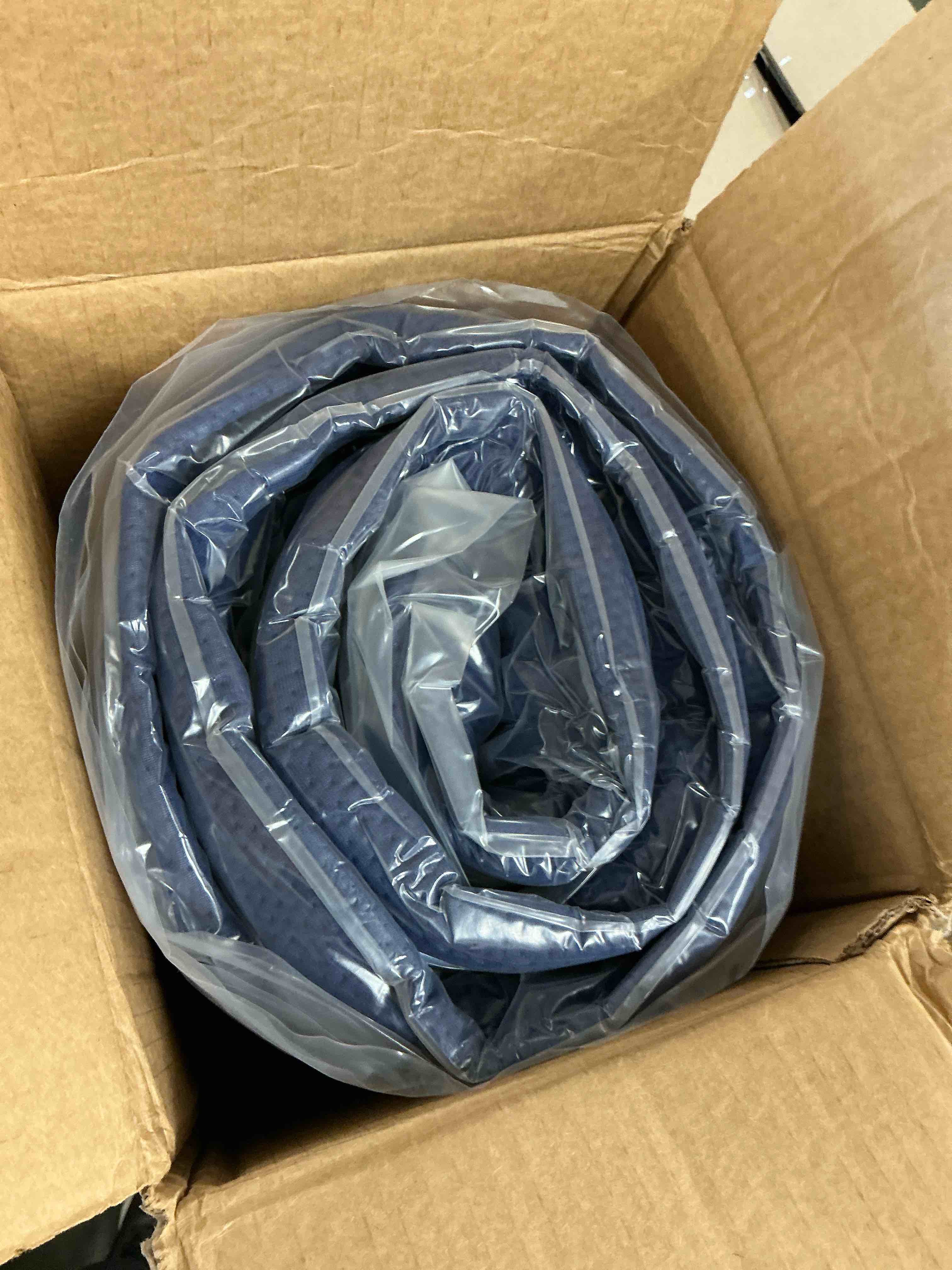 Condition photo showing New/Like New for 6 inch twin size mattress, firm gel memory foam twin mattress in a box, firm back support for pressure relief & spinal alignment, certipur-us certified, fiberglass-free