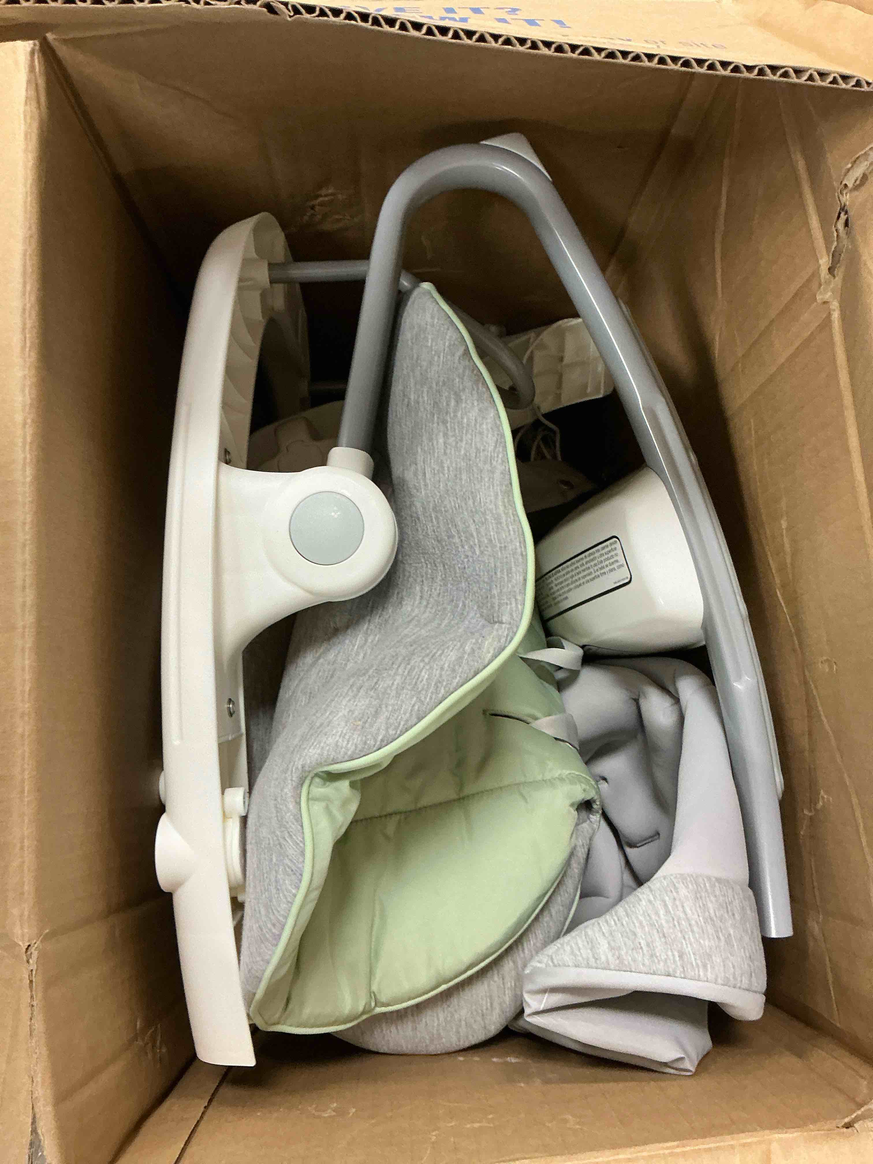 Condition photo showing Good Condition for graco soothe my way with removable rocker, madden - versatile baby swing & portable rocker