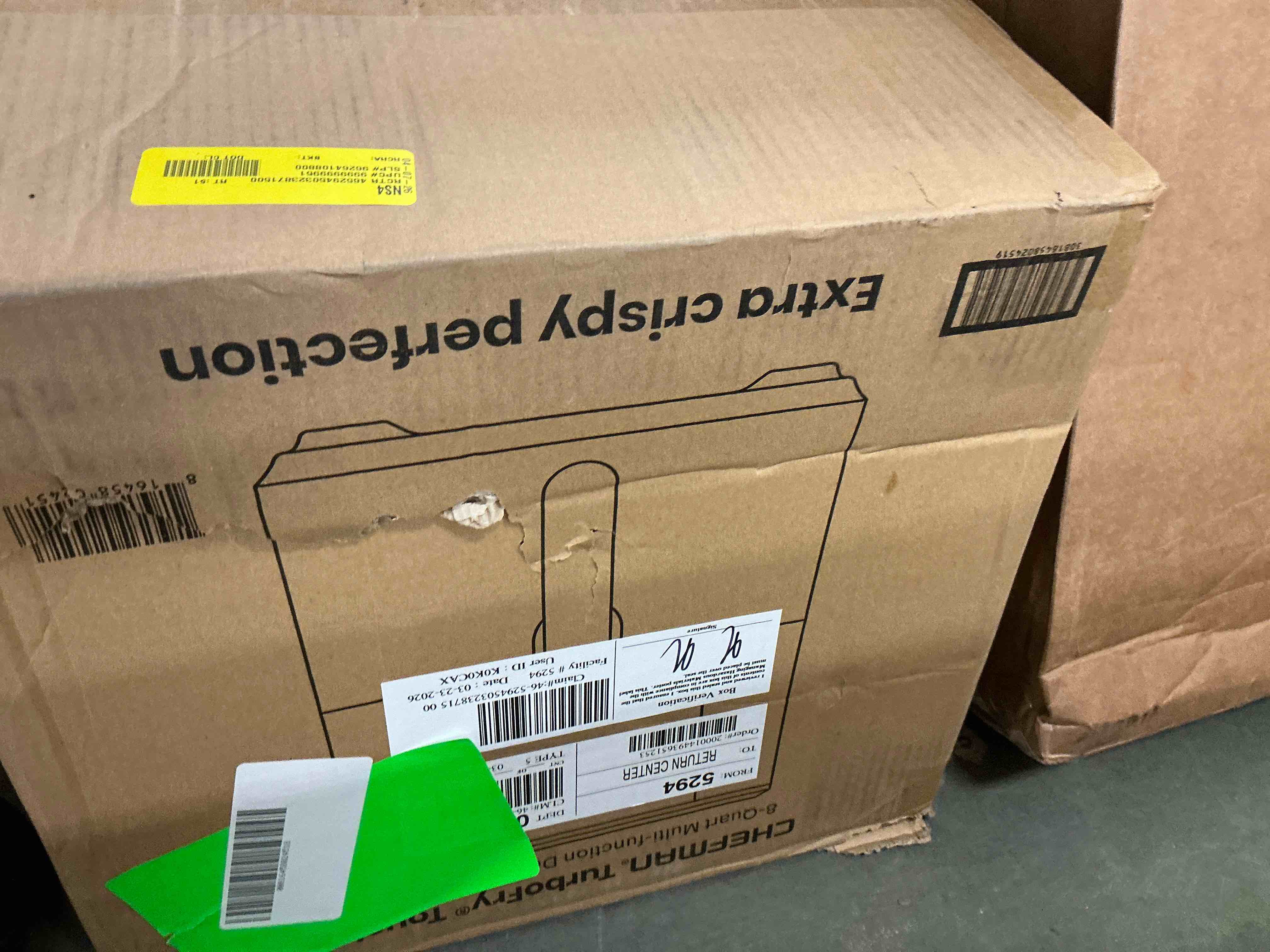 Condition photo showing Good Condition for chefman turbofry touch xl 8 qt. air fryer with digital controls - stainless steel