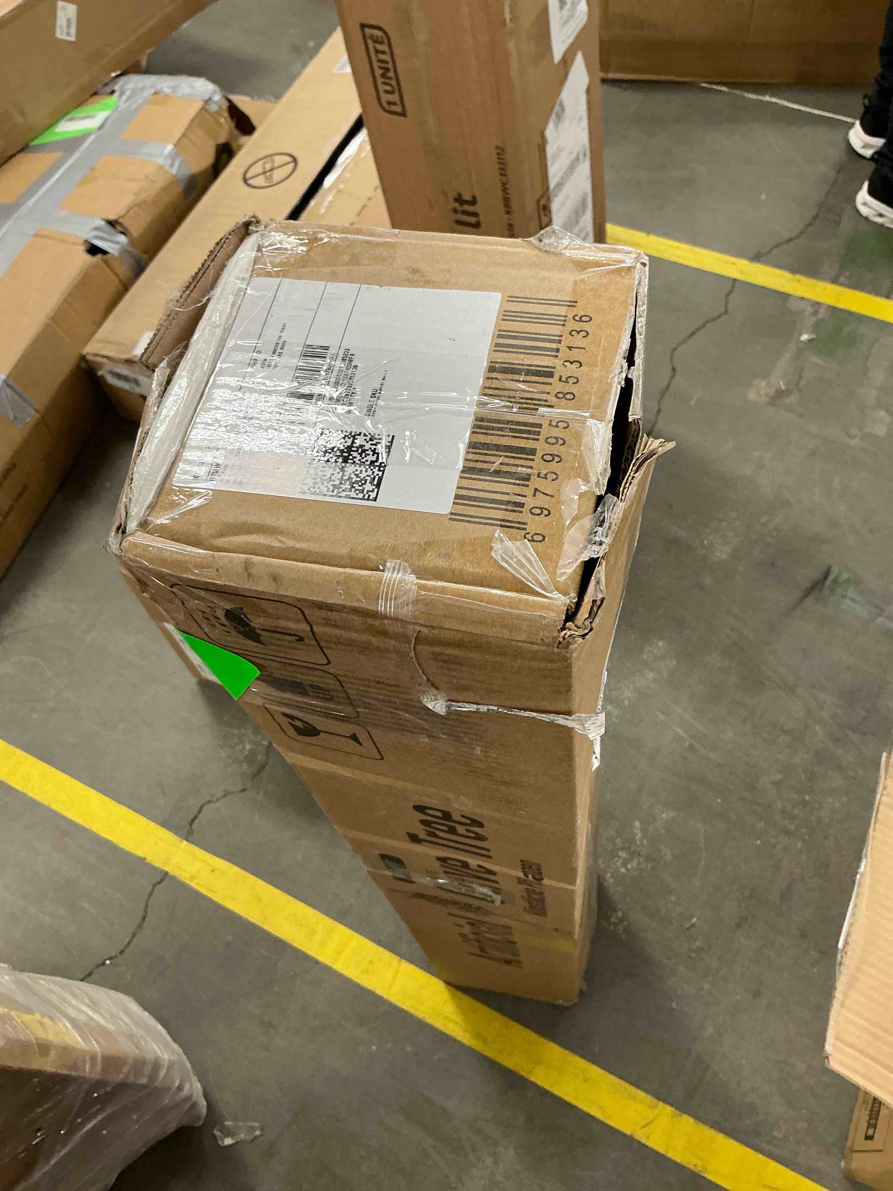 Condition photo showing New/Like New for dr.planzen 6ft artificial olive tree indoor, tall faux olive tree, artificial plants with natural wood trunk and lifelike fruits for home office decor