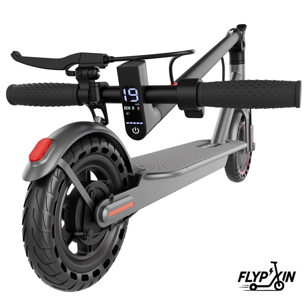 350w motor electric scooter,19 mph top speed, 21-mile range, 8.5”wear-resistant solid tires, foldable & lightweight for commuting