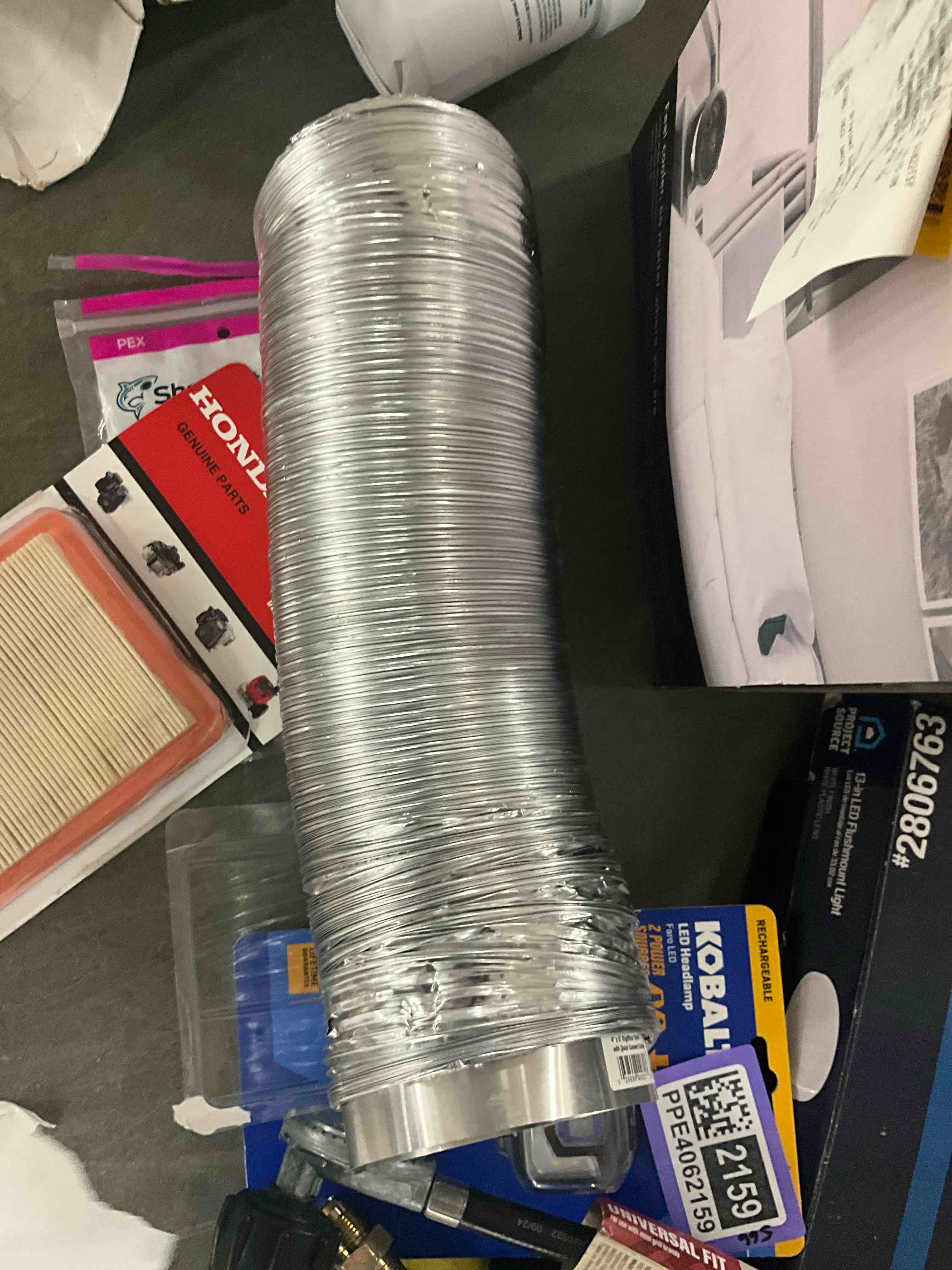 Condition photo showing Good Condition for rigiflex dryer vent ( silver )