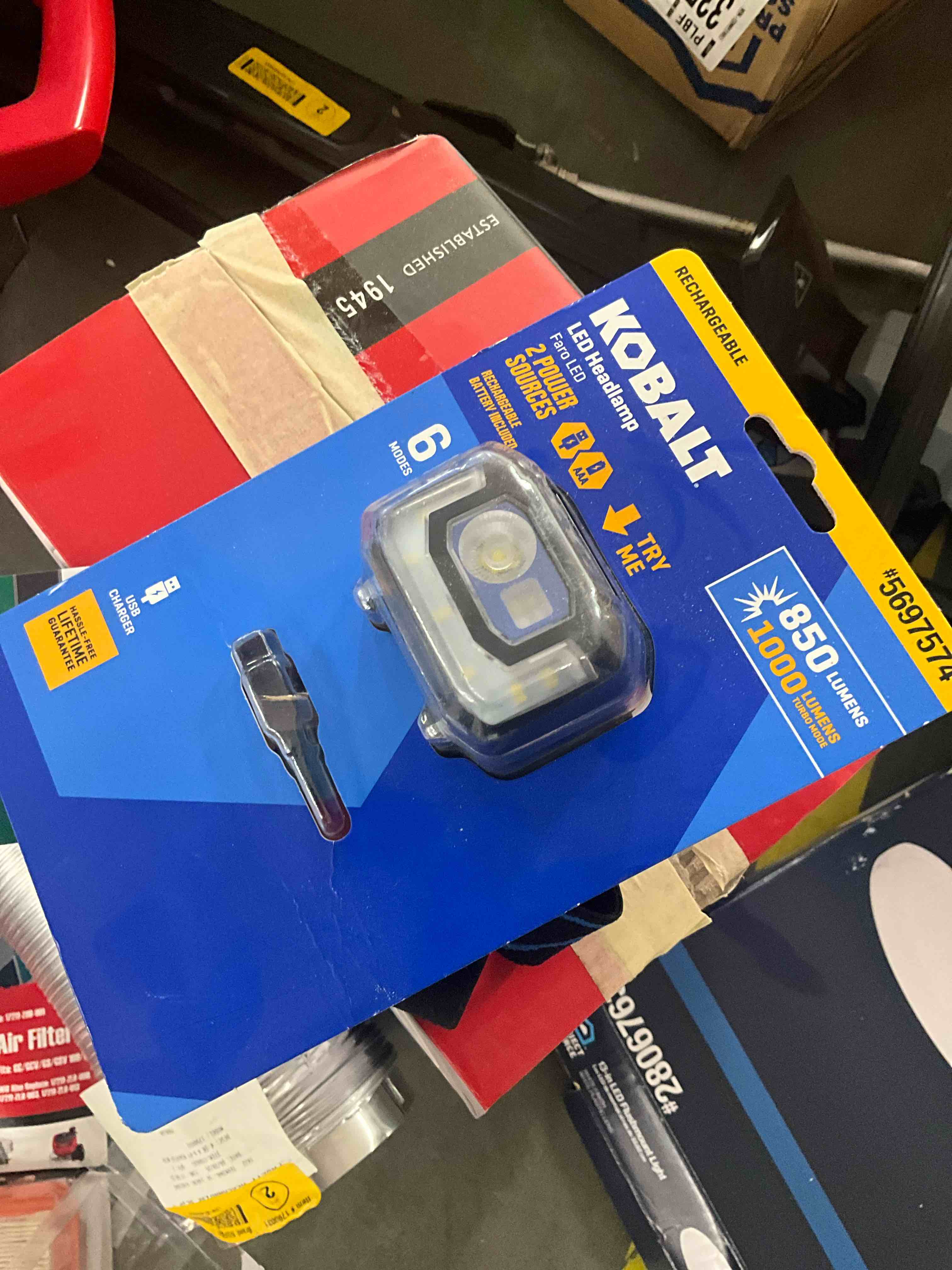 Condition photo showing Good Condition for kobalt 850-lumen 6 -mode led rechargeable headlamp