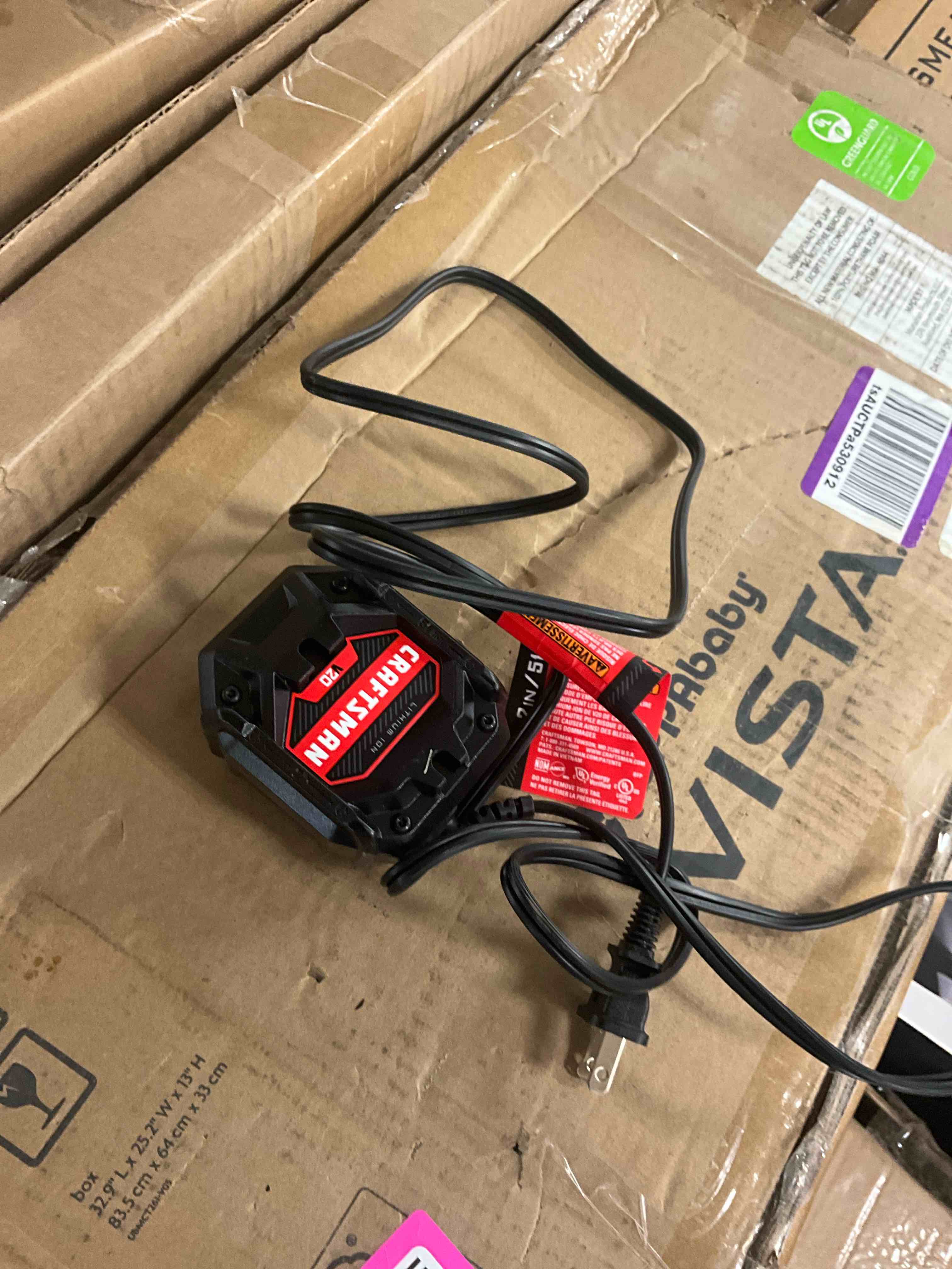 Condition photo showing Good Condition for craftsman genuine oem 20 volt battery charger for v20 series tools - n866852