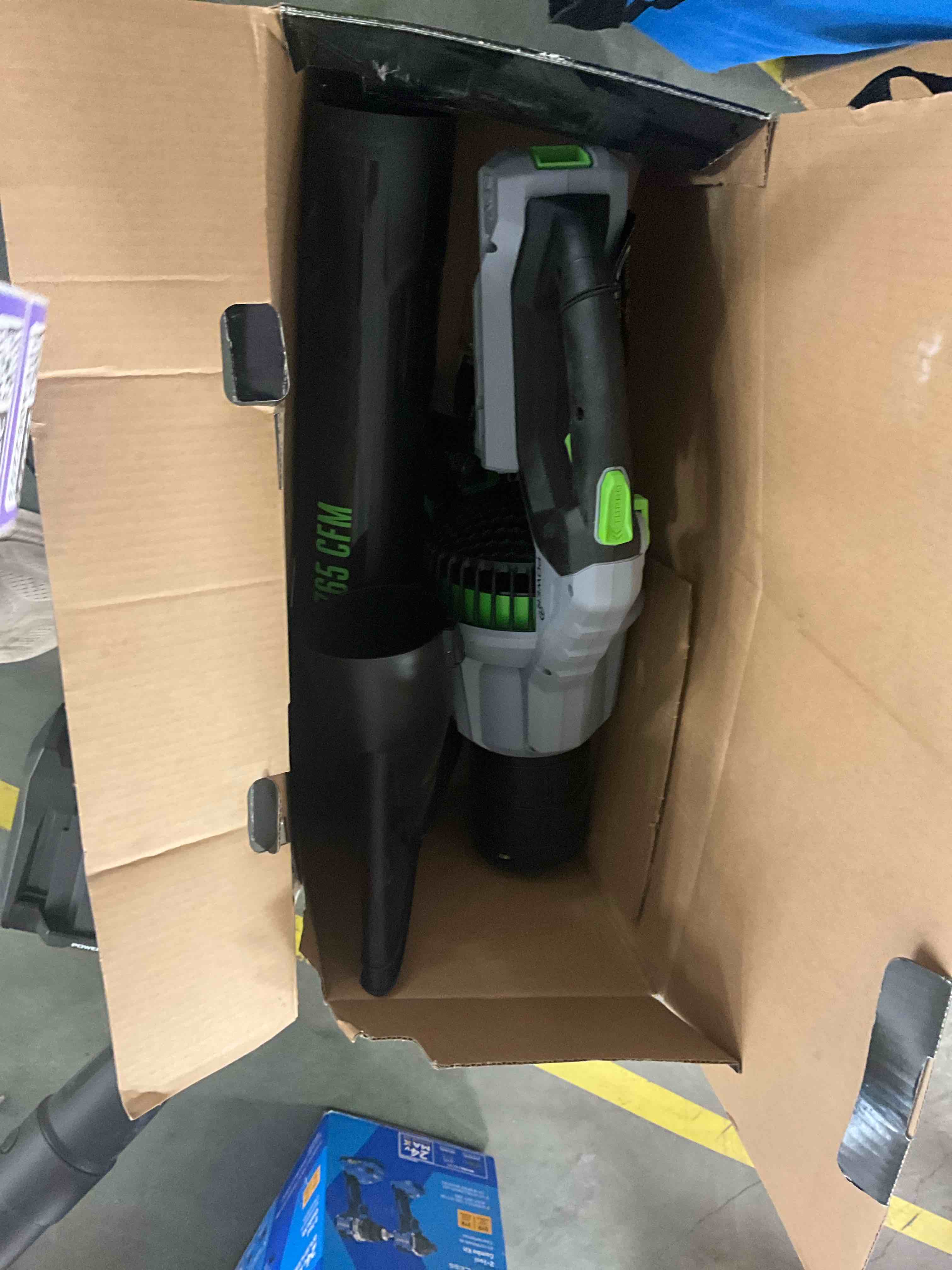 Condition photo showing Good Condition for ego power+ 56v 765-cfm 200-mph cordless battery handheld leaf blower battery and charger not included