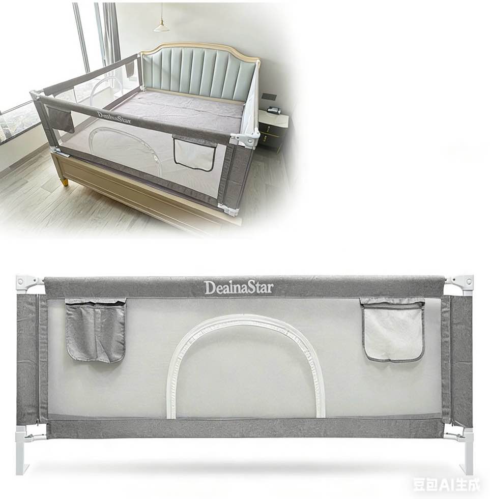Bed Rail for Toddlers,38" Baby Bed Rail Guard,Upgrade Adjustable Kids Bed Rail,Universal Safety Baby Bed Side Rail Guard for Twin,Full,Queen,King,Cal King Size.