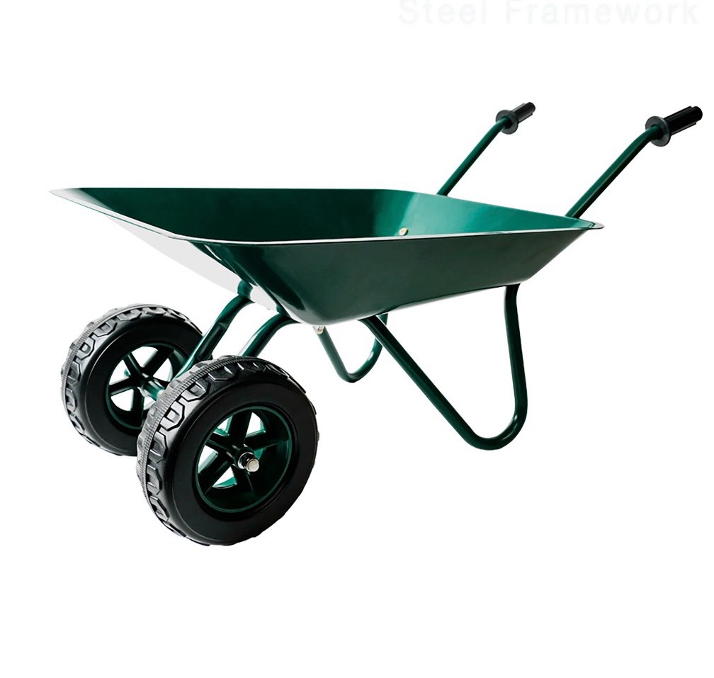 Trimate Metal Wheelbarrow Outdoor-Indoor Play Toy, Multi None