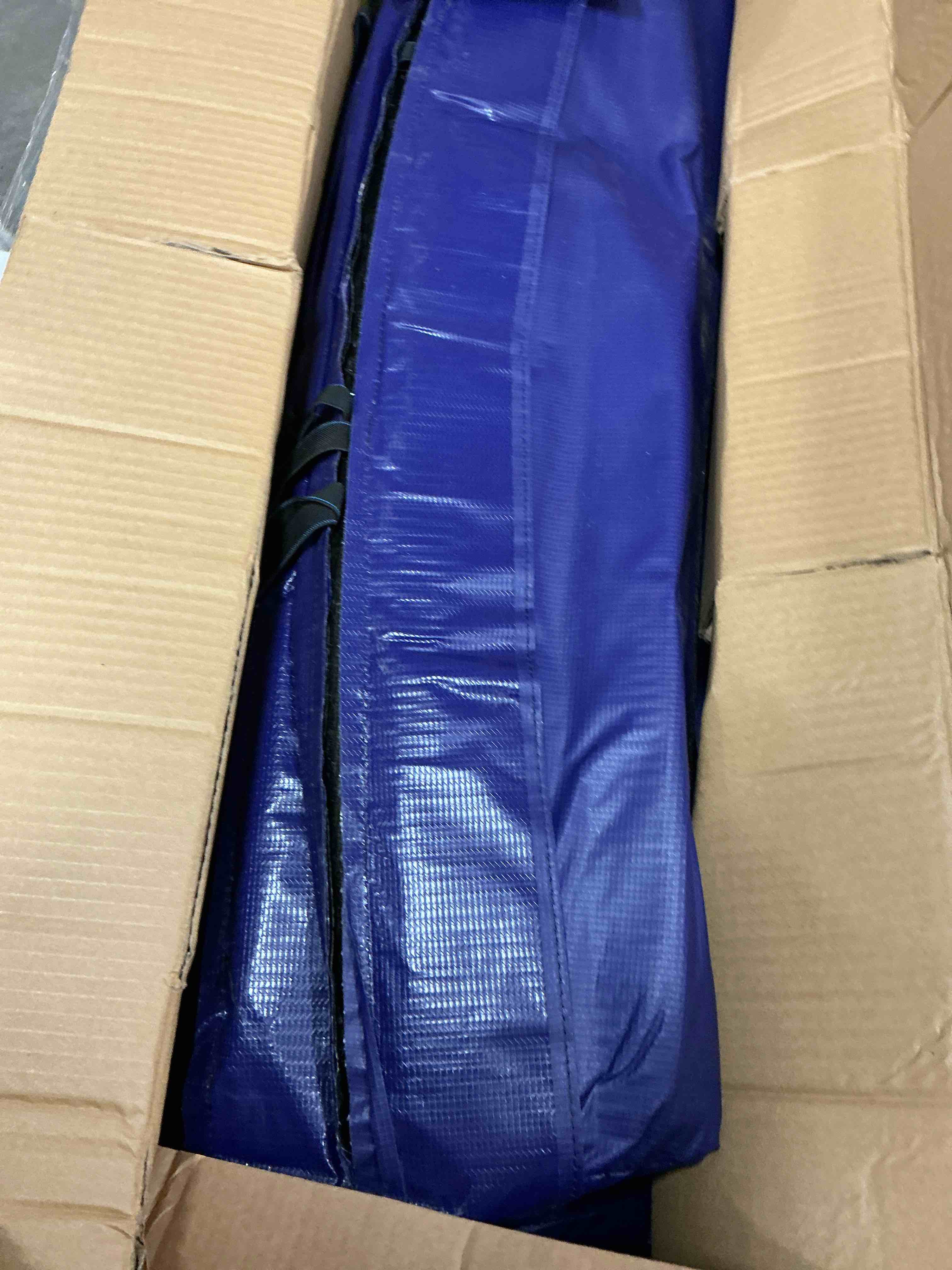 Condition photo showing Good Condition for skywalker trampolines 14 round spring pad blue