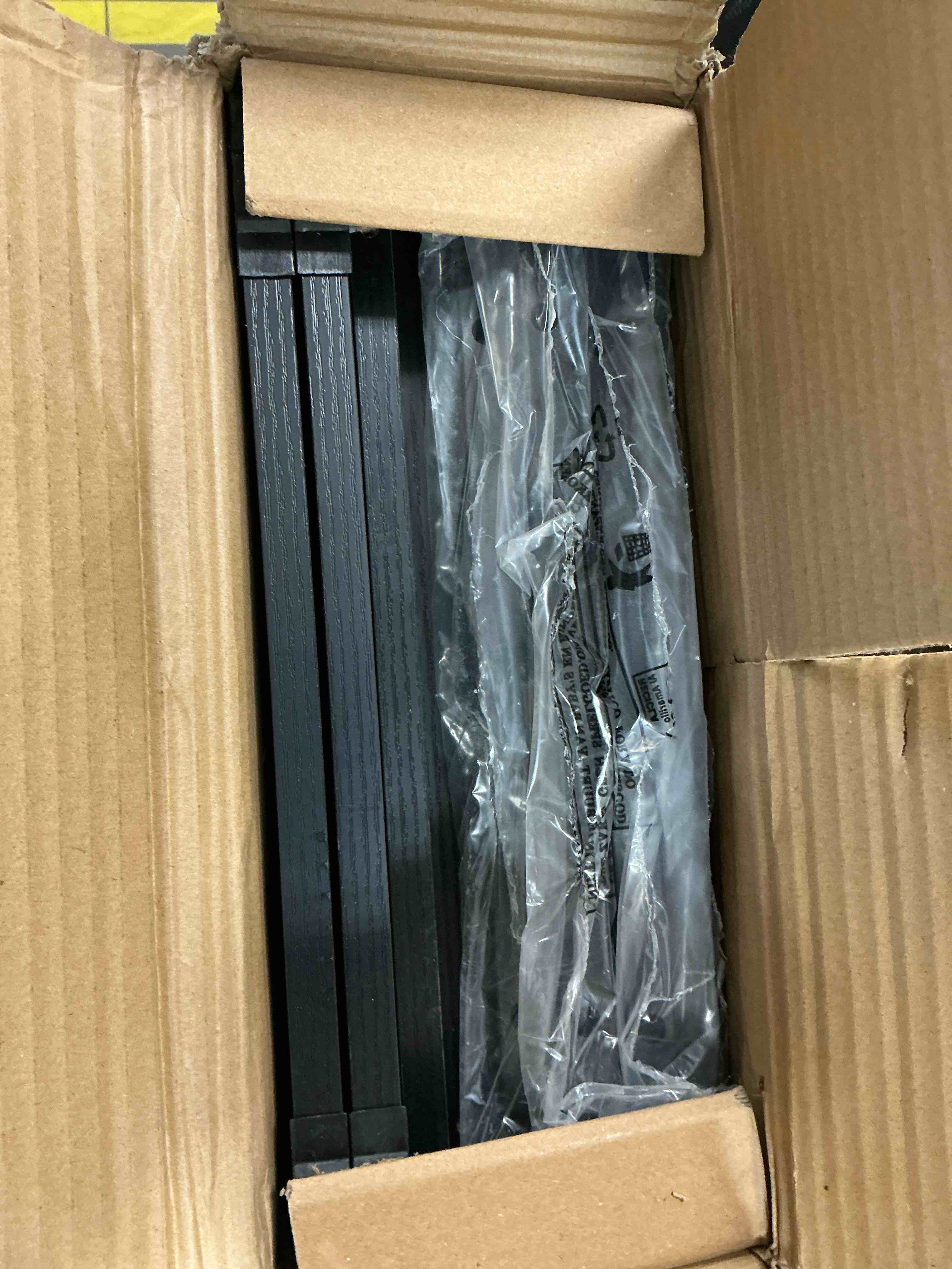 Condition photo showing New/Like New for eunos 3 drawer black nightstand set of 2 with charging station and led for bedroom, living room