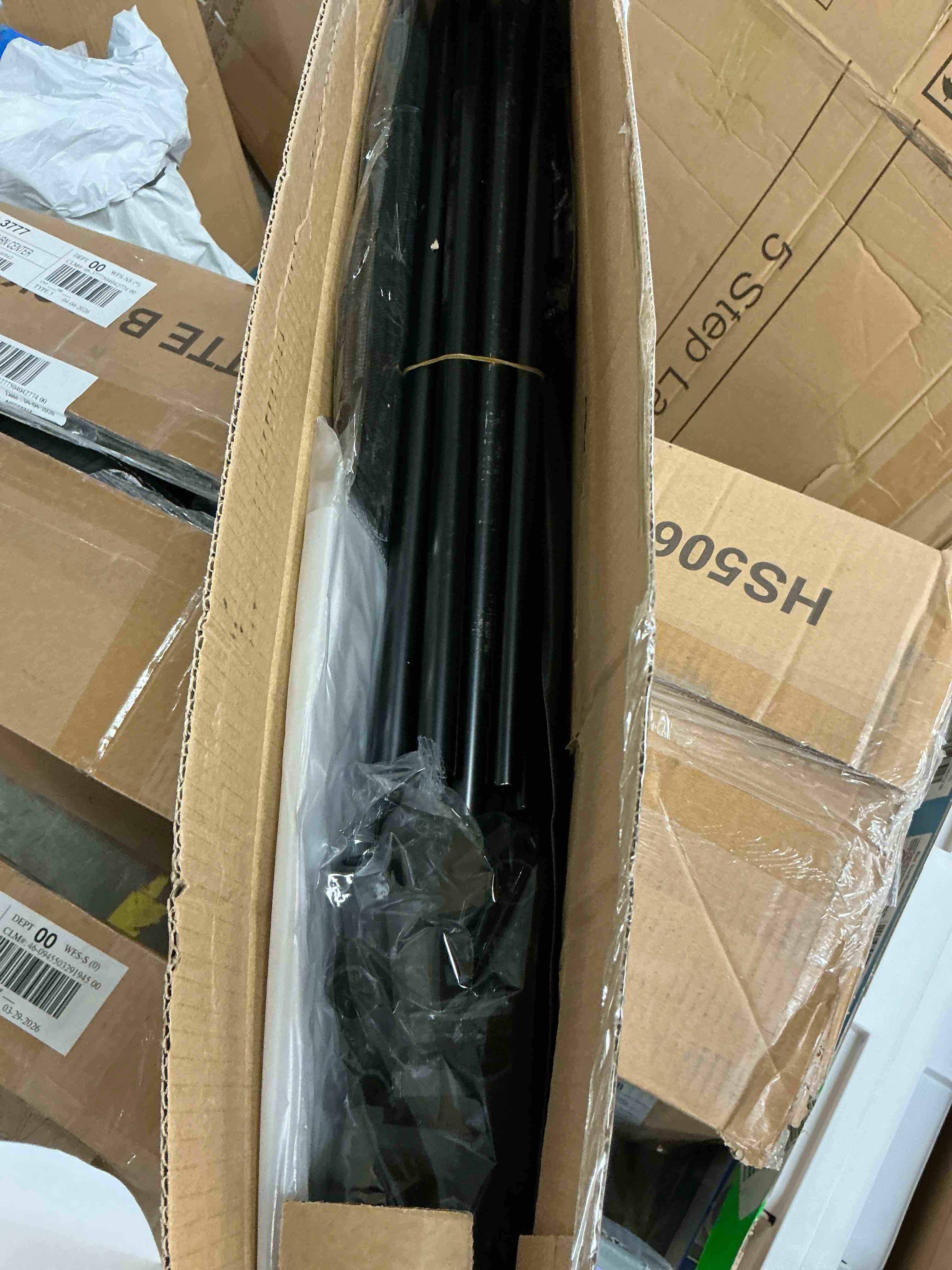 Condition photo showing Good Condition for ktaxon 69  portable clothes closet wardrobe with non-woven fabric black