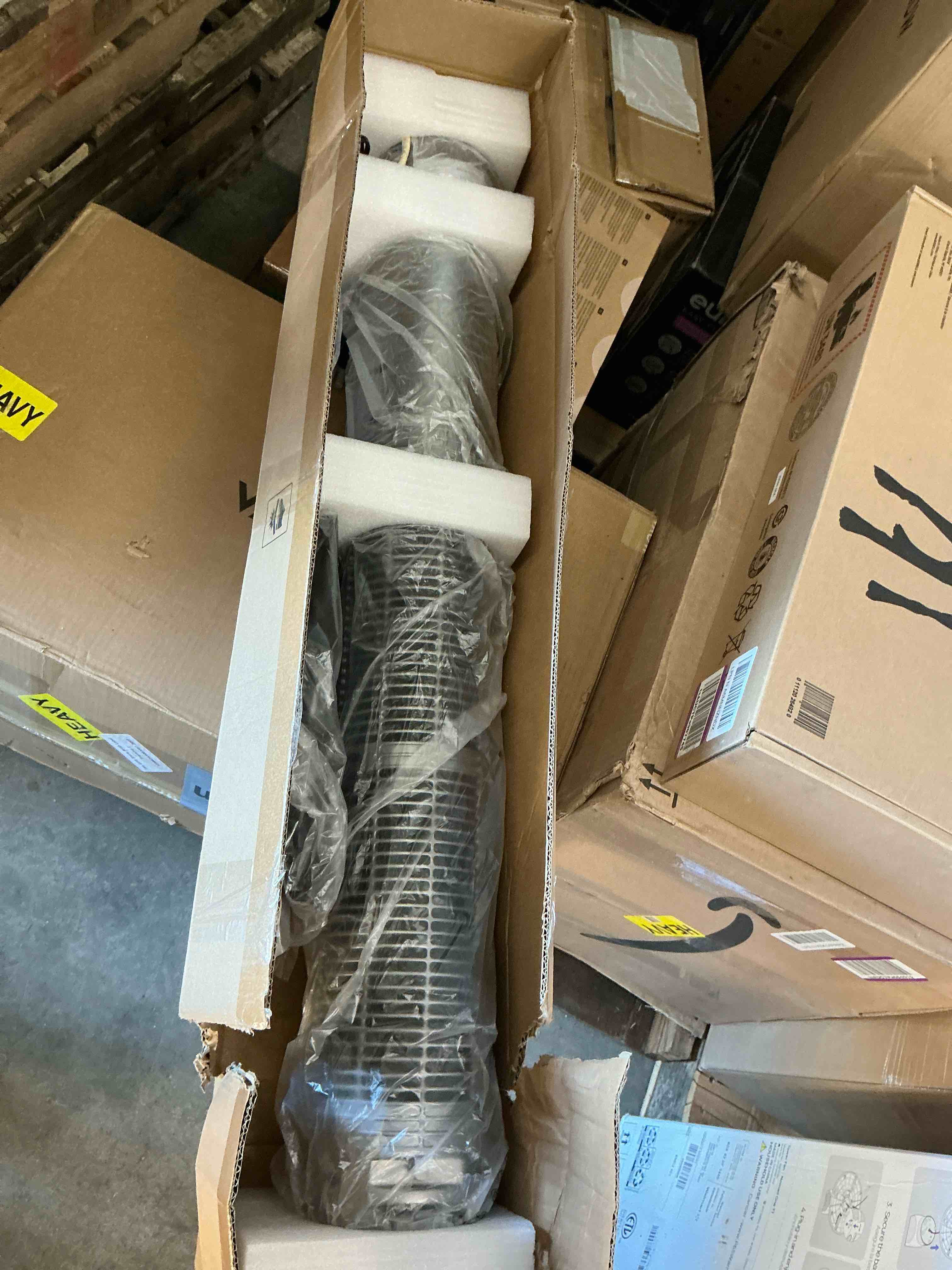 Condition photo showing New/Like New for 1 piece qunler tower fan with remote 40 bladeless fan for home 70° oscillation 3 speeds 15h timer quiet ac motor floor fan for bedroom office
