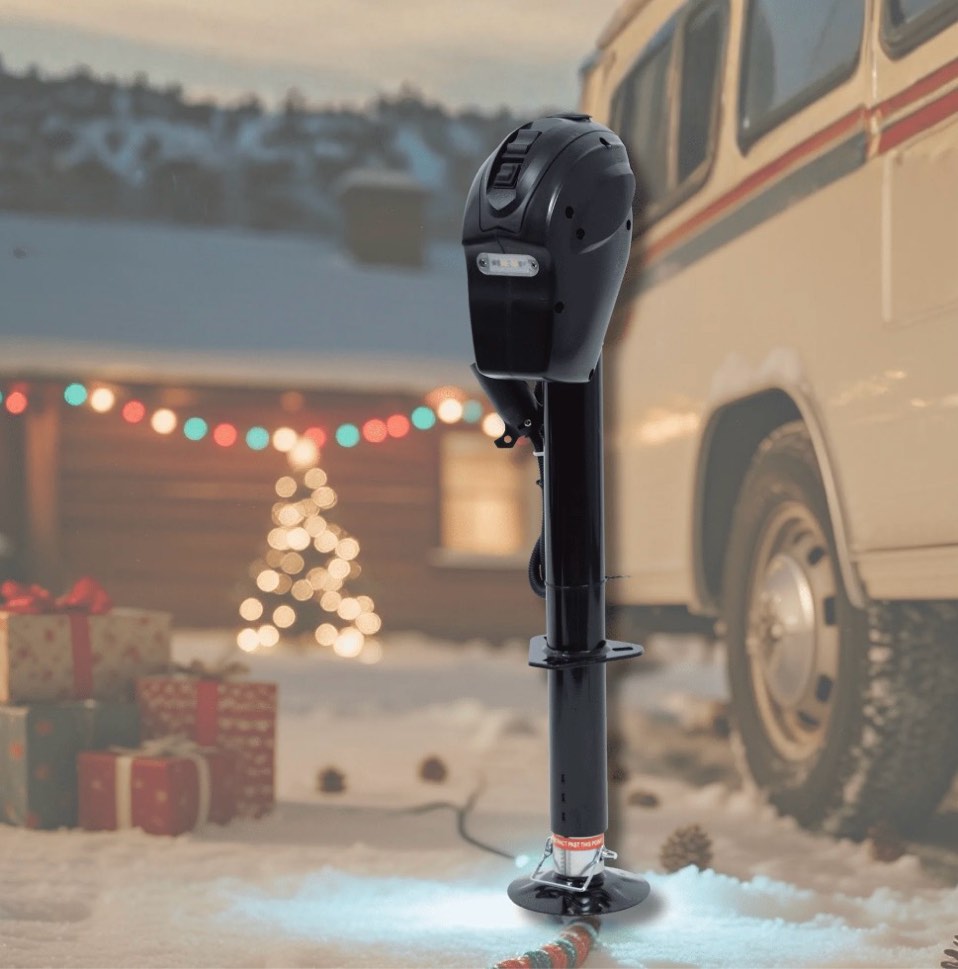 towingmaster 5 000 lb. electric trailer jack with 7-way plug | heavy-duty lifting solution for trailers and rvs 10201092