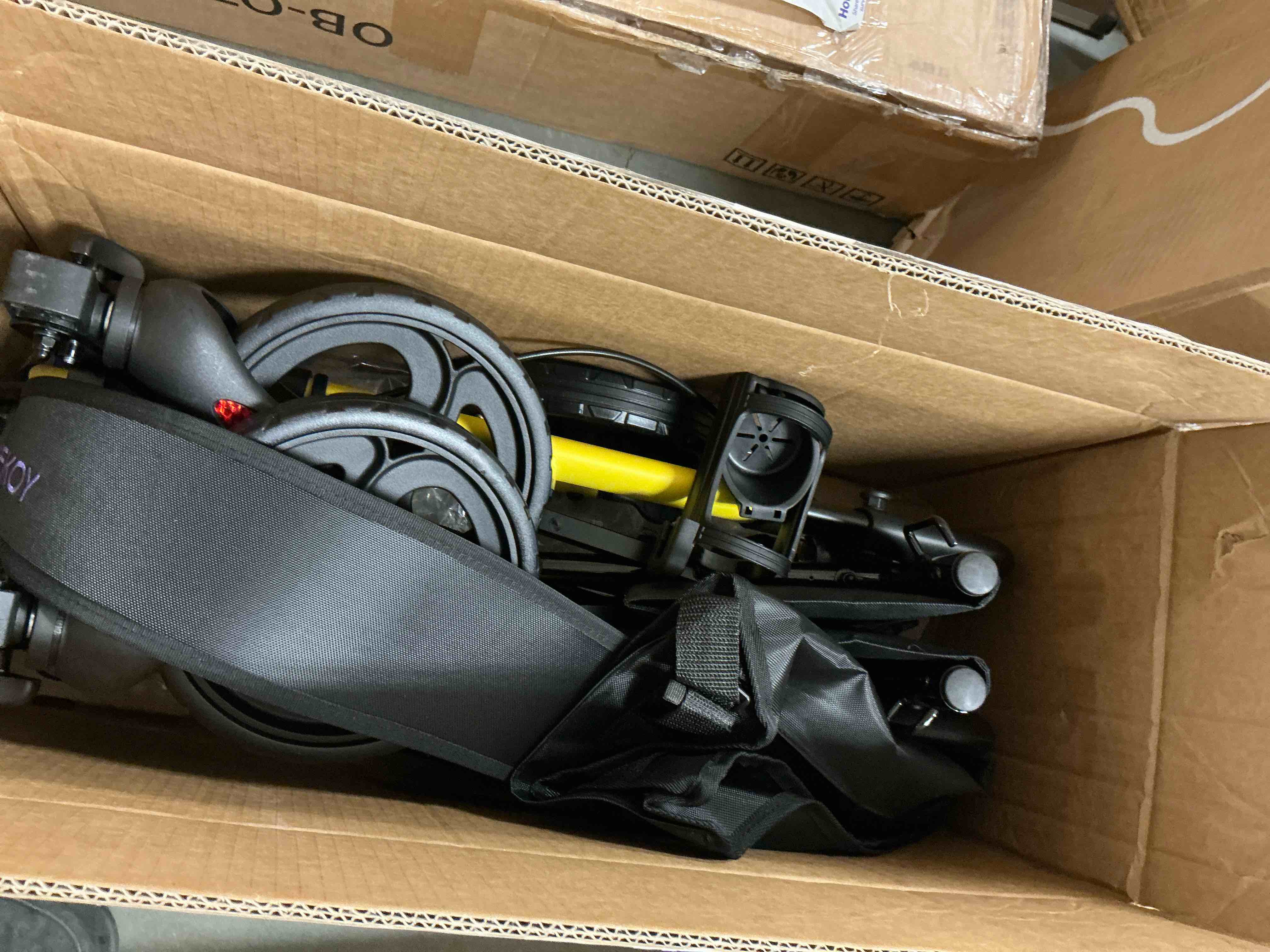 Condition photo showing Good Condition for kekoy foldable mobility rollator walkers for seniors with seat 350 lb, adjustable handles and backrest height, adult aluminum rolling walker, 8" big wheels, yellow