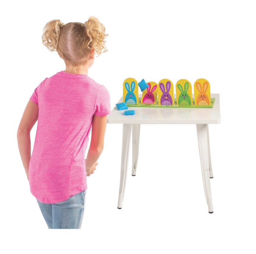 Condition photo showing New/Like New for easter bunny bean bag toss game  toys  easter  6 pieces