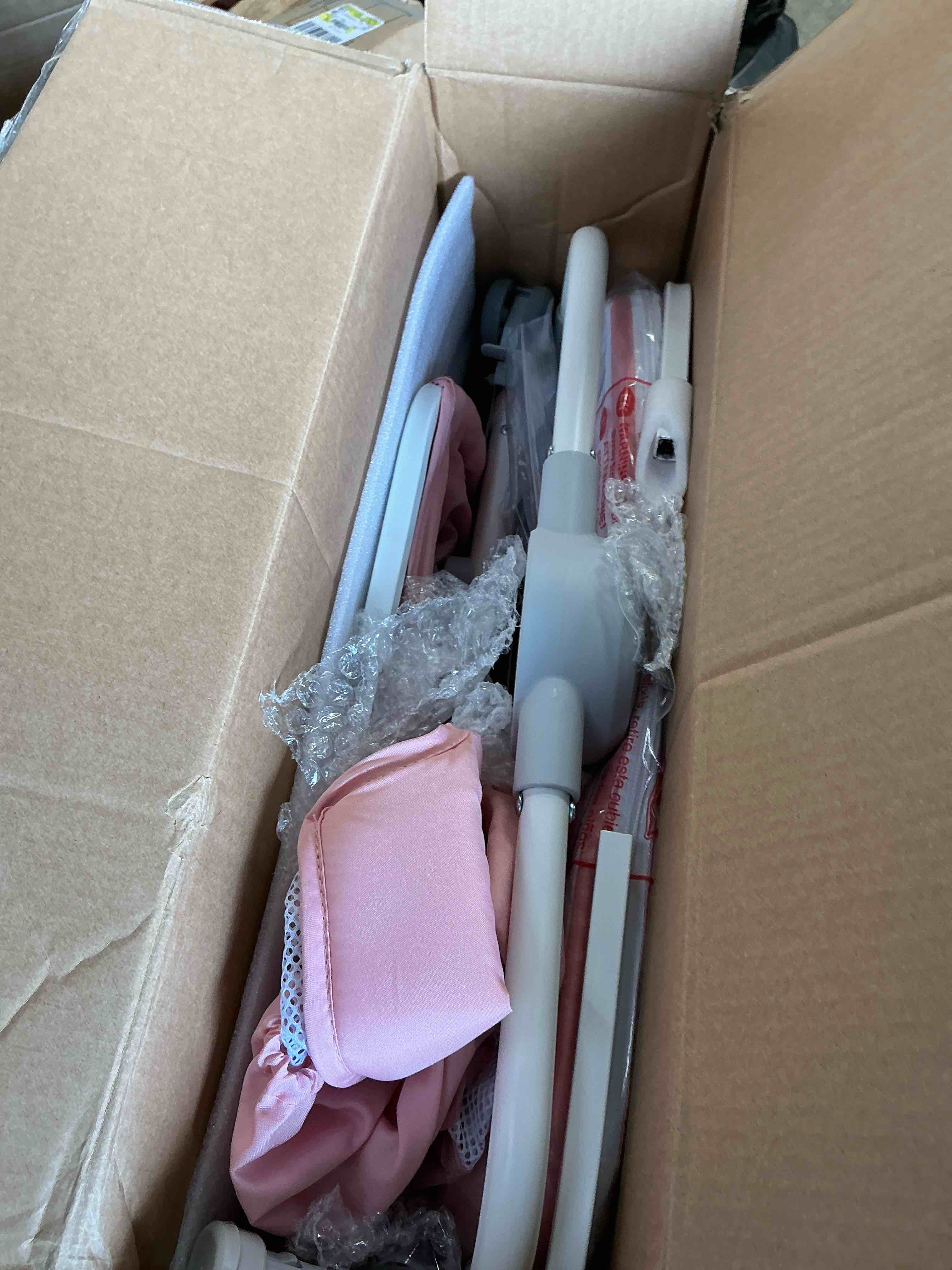 Condition photo showing Good Condition for babyeap 3 in 1 baby bassinet,baby basinet bedside sleeper,standalone baby crib,6 height adjustable portable crib for newborn,pink