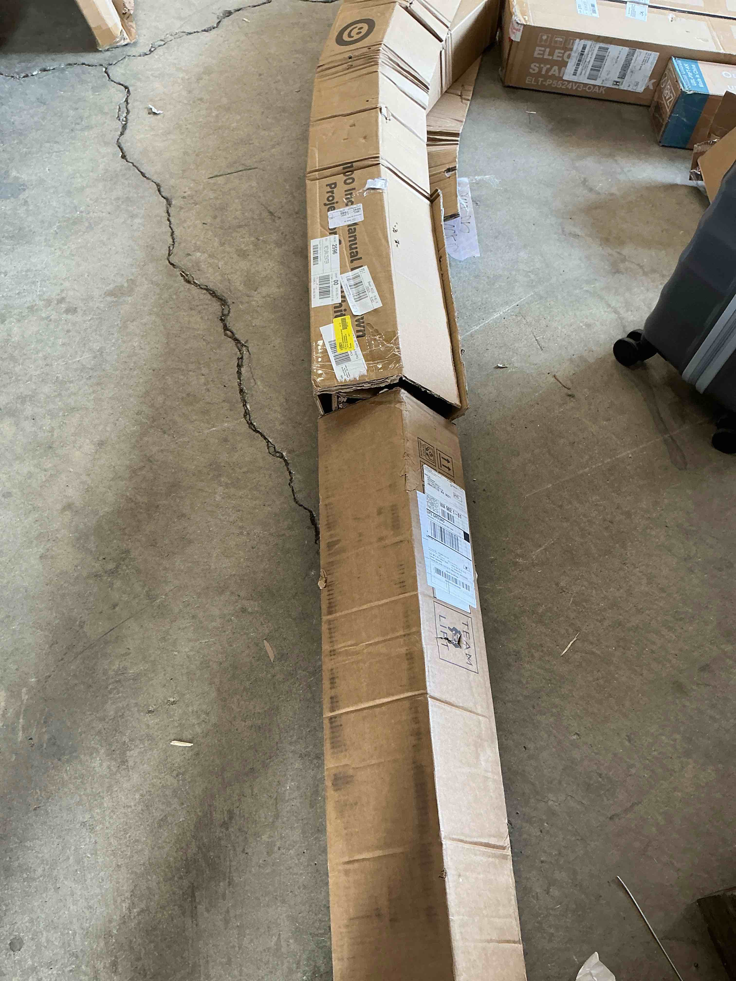 Condition photo showing As Is for specstar 100 inch manual pull down projector screen  16:9 hd retractable projector screens for movie home theater cinema office video game