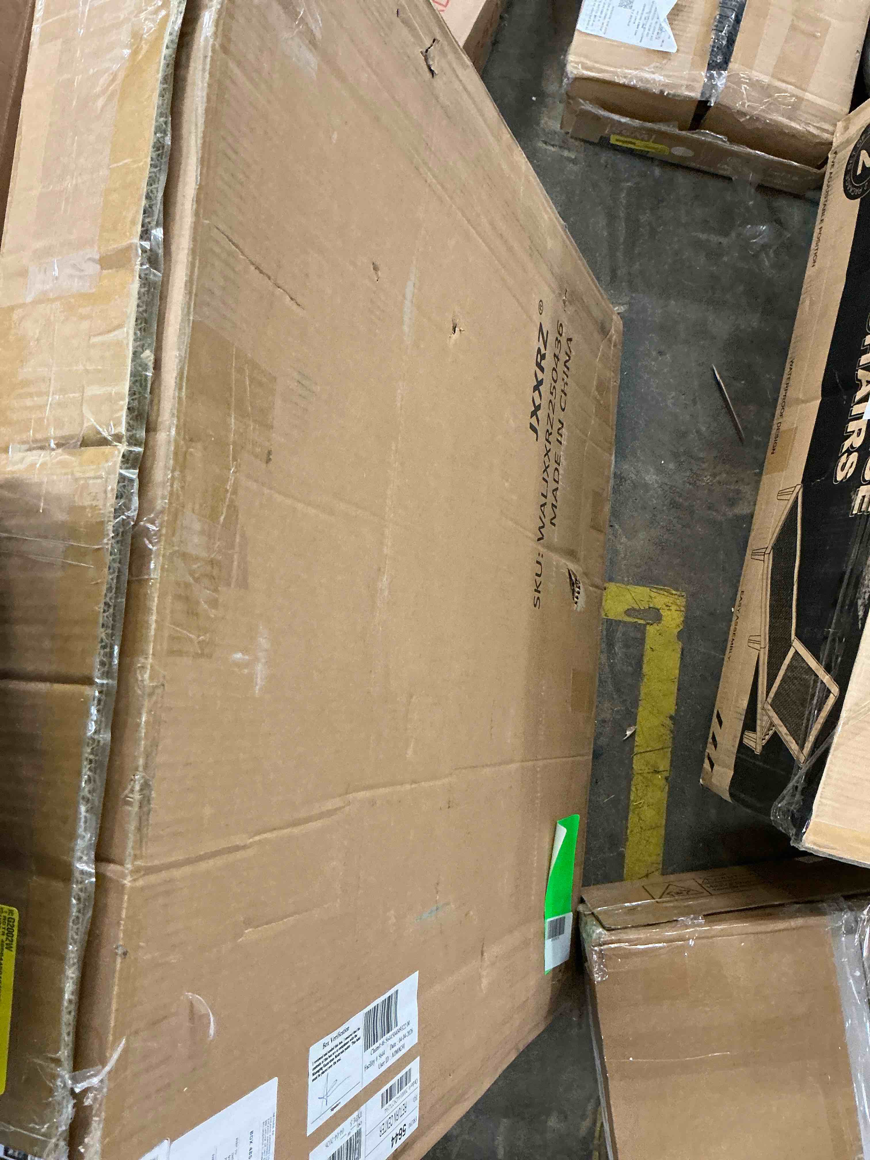 Condition photo showing New/Like New for large dog cage 64" dog kennel for medium dogs puppy dog playpen with top, pet cage, indoor, black.63.7"l x 34.2"w x 31.7"h.