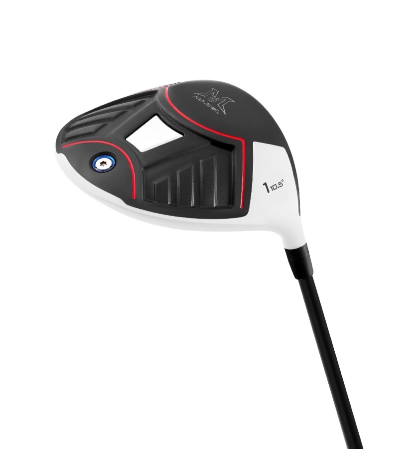 mazel titanium golf drivers for men,right handed,460cc (white black, graphite,10.5)
