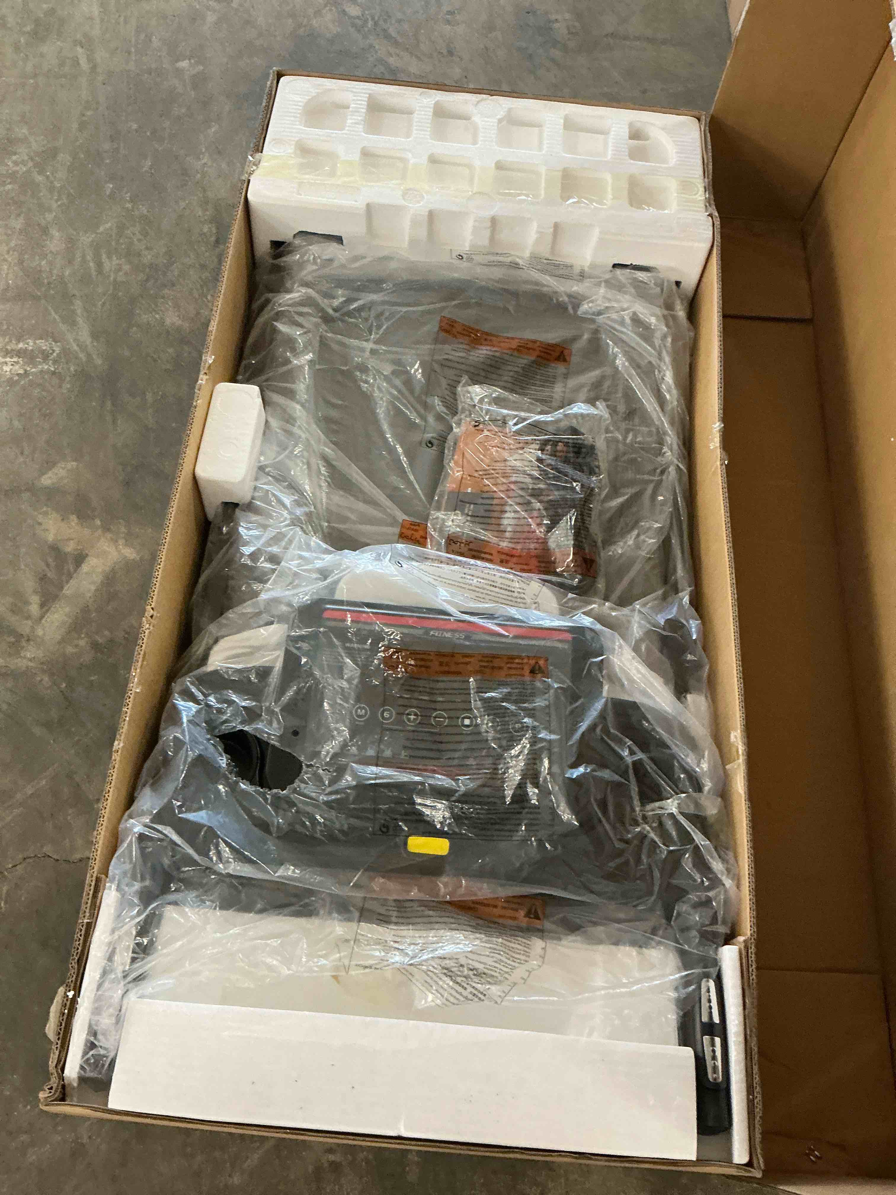 Condition photo showing New/Like New for cardio flex full folding treadmill with incline, running machine for home and gym workout treadmill