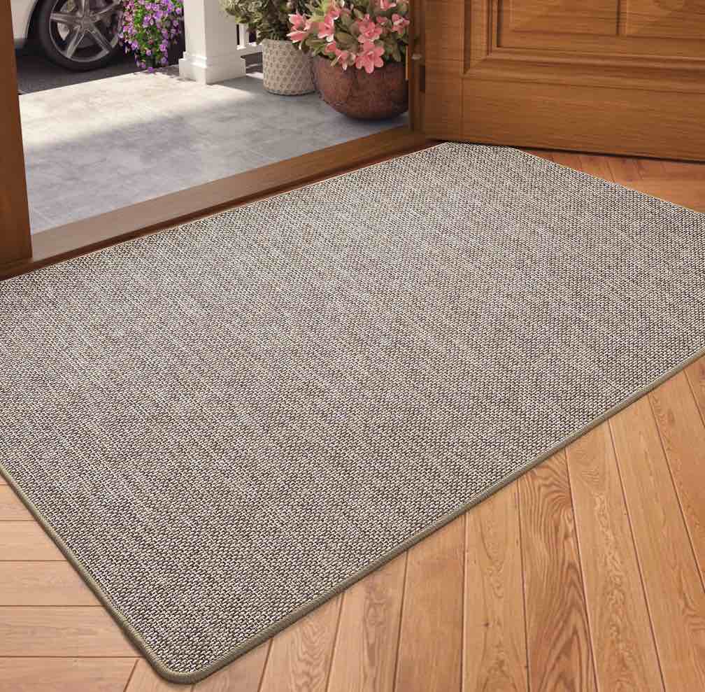 pabube doormat for inside 32 x48 door rug for entryway indoor dirt trapper non slip entryway rugs washable welcome mat for inside absorbent entry mat low-profile entry rug indoor doormat khaki