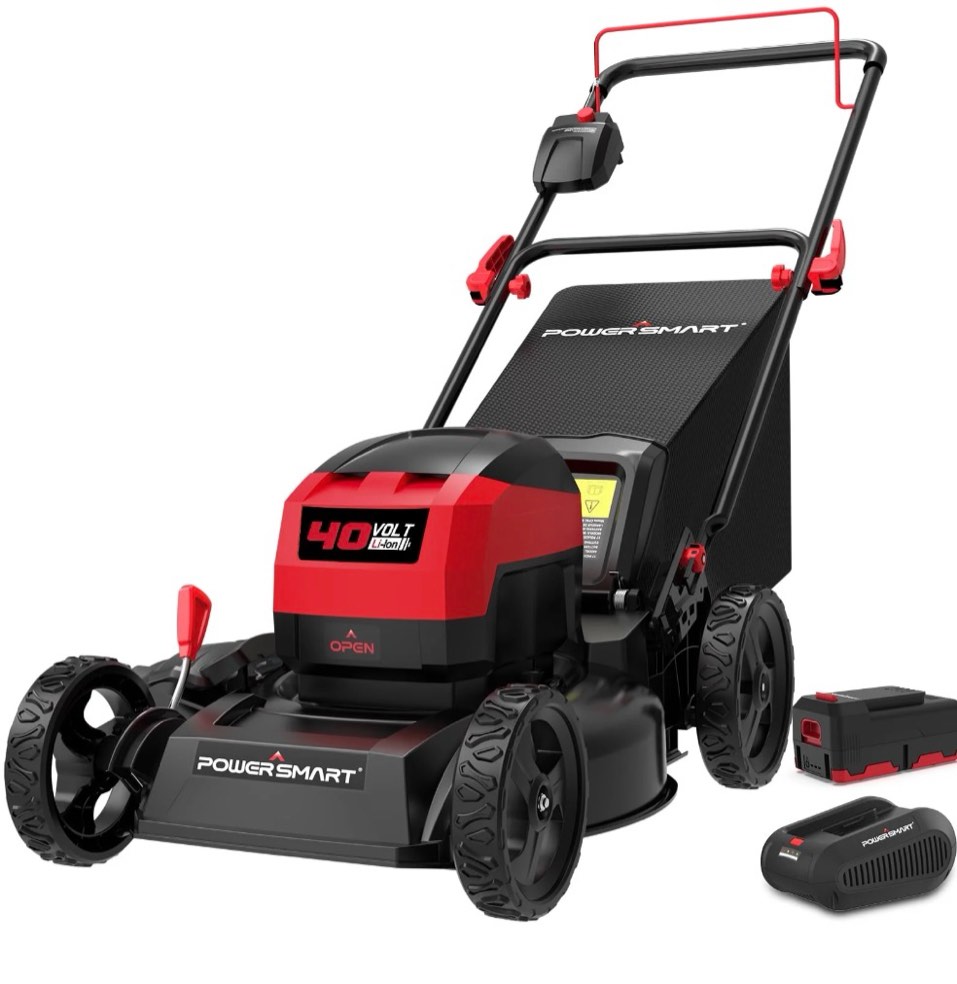 PowerSmart 40V 4.0Ah 17  Cordless Push Lawn Mower  with 3-in-1 Options