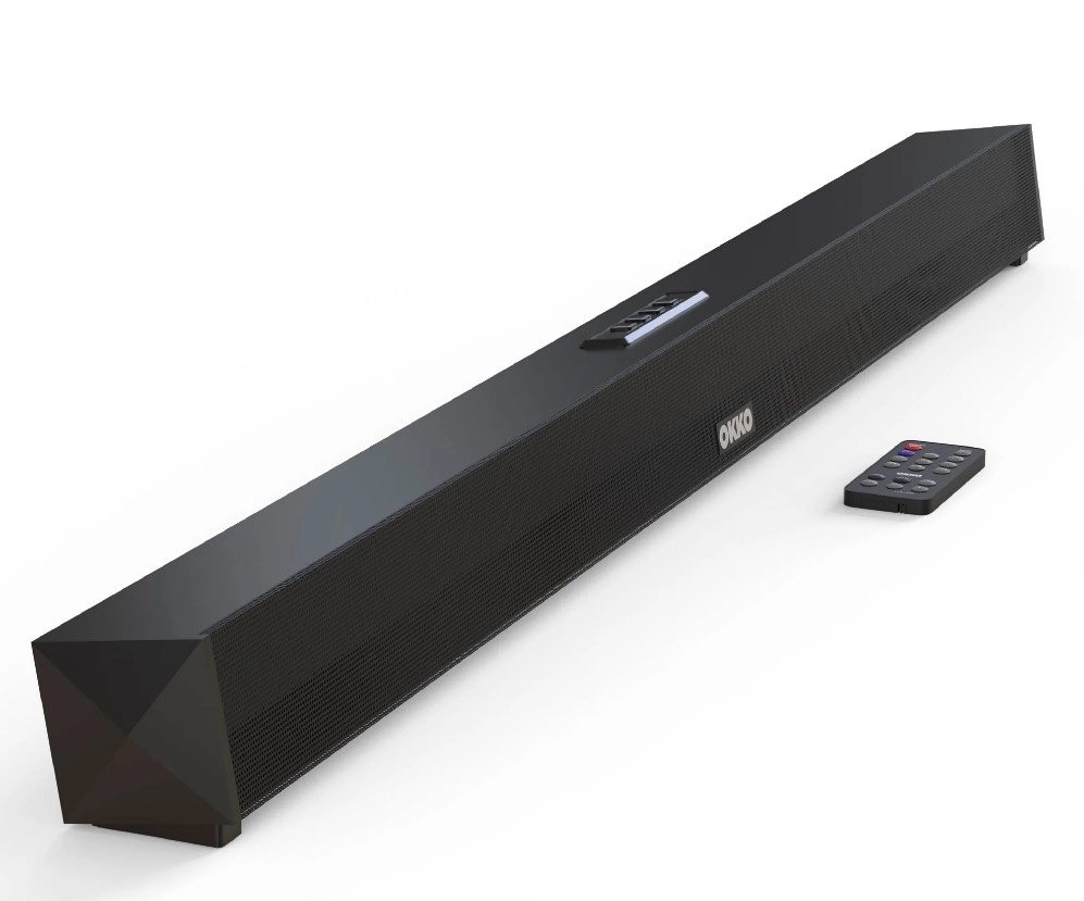 Okko ClearWave Soundbar  37-inch Mountable Bluetooth Sound Bar Speaker with Remote Control