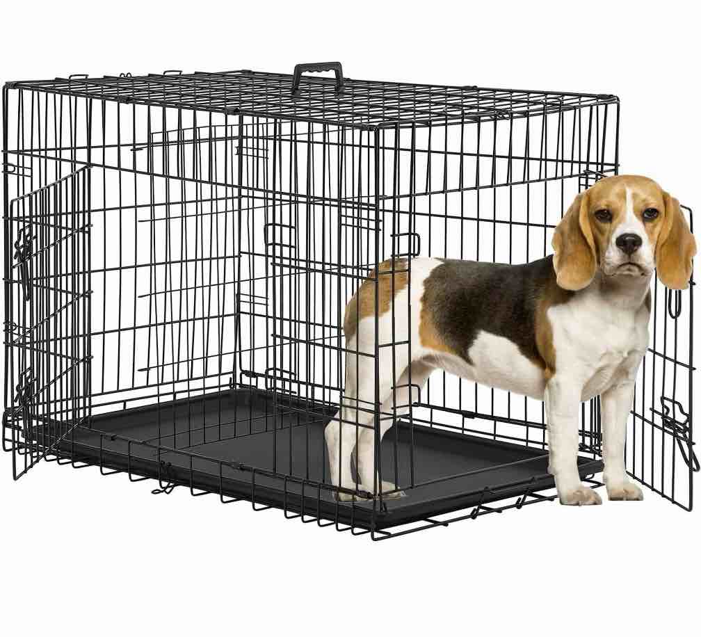 bestpet animal pet cage with plastic tray and handle  36 inches  large