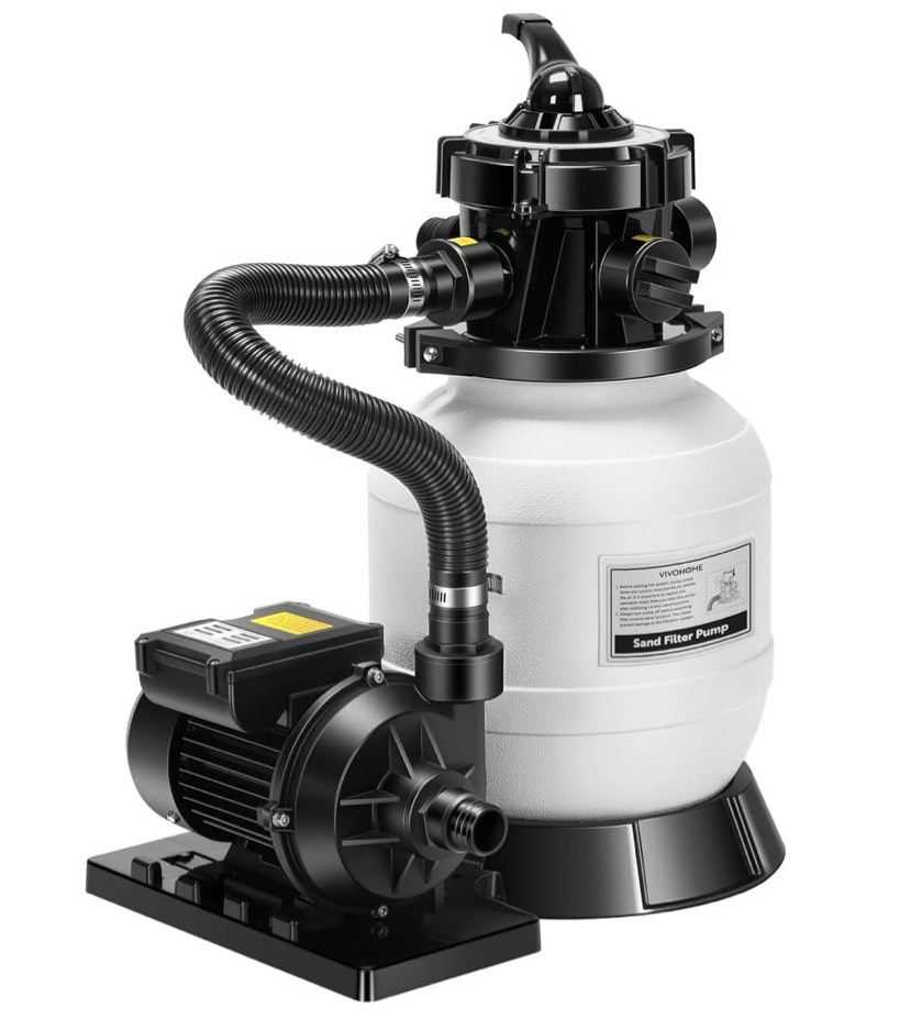 specstar 10 sand filter pump 2087 gph for above ground pools up to 4 600 gallons 7-way valve with 22 lb sand capacity heavy-duty rust-resistant housing