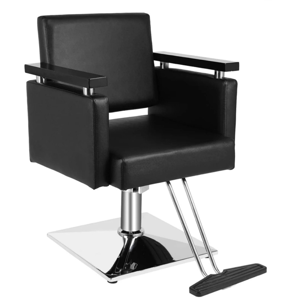 UBesGoo Salon Barber Chair  Stylist Chair with Heavy Duty Hydraulic Pump  Spa Beauty Equipment for Hair Stylist Women Man  Black