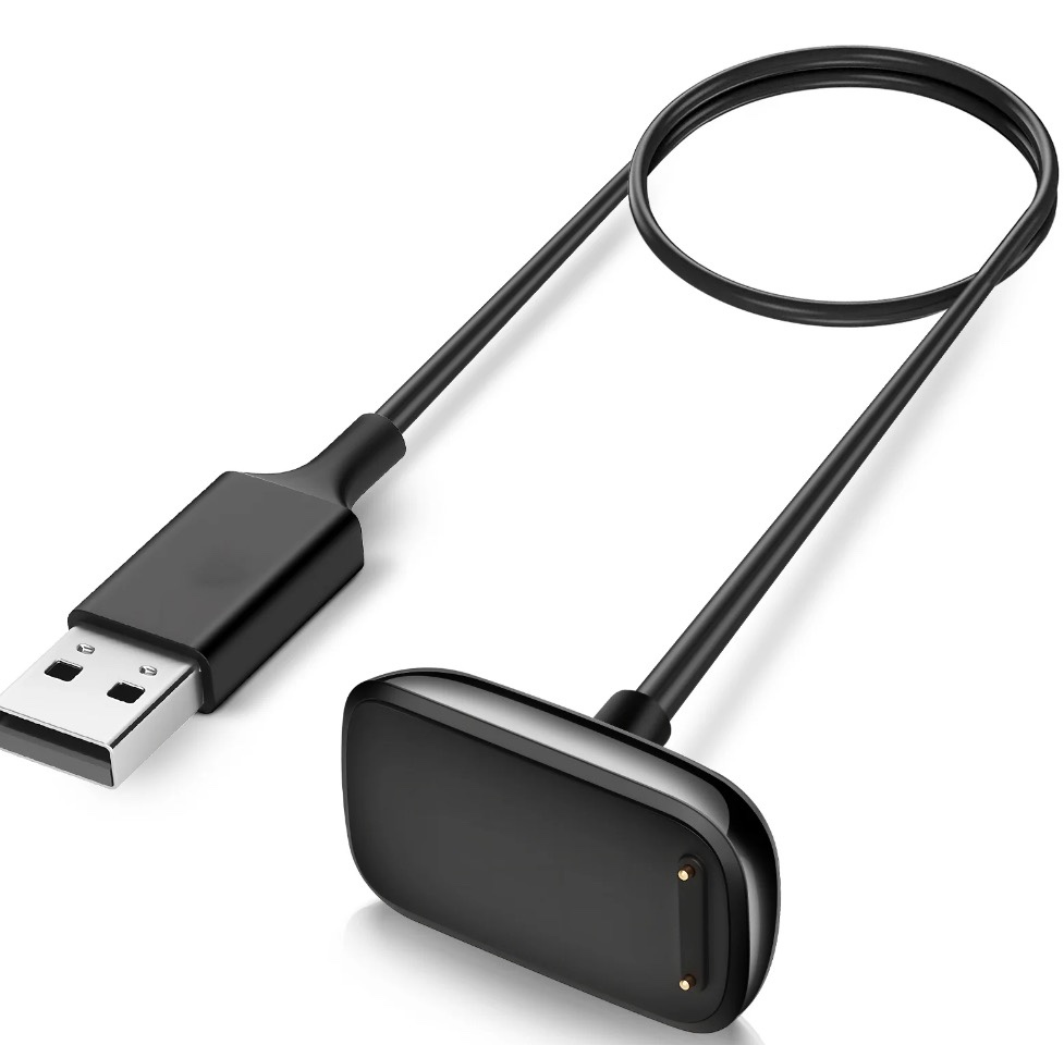 Vodtian Charger Cable Compatible with Fitbit Charge 6/Charge 5/Luxe, Replacement USB A Charging Cable Cord for Fitbit Luxe/Charge 6/Charge 5 (1.6ft/50cm)