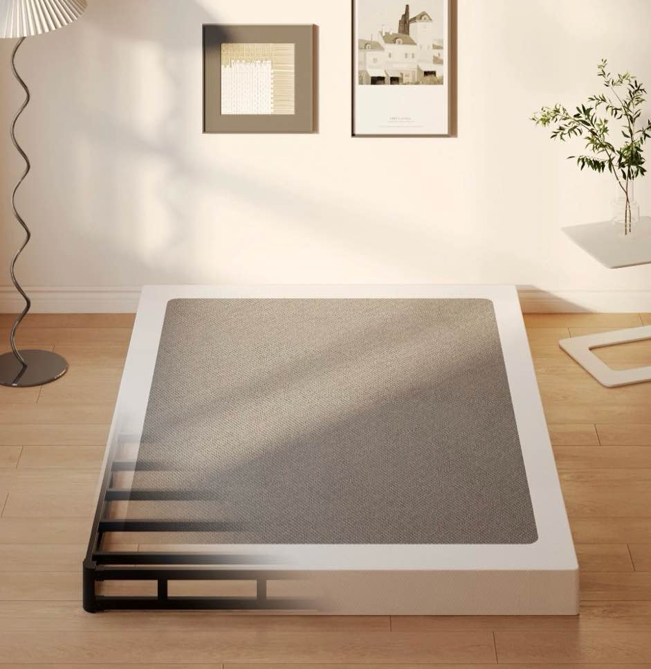 Napcenter 5 inch King Box Spring, Mattress Foundation, Heavy Duty Metal, Included Fabric Cover, Noise Free, Easy Assembly