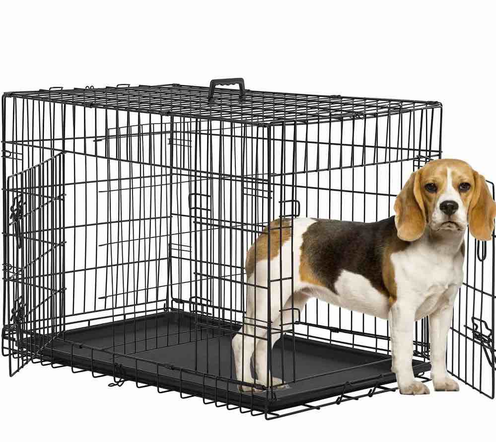 bestpet animal pet cage with plastic tray and handle  36 inches  large