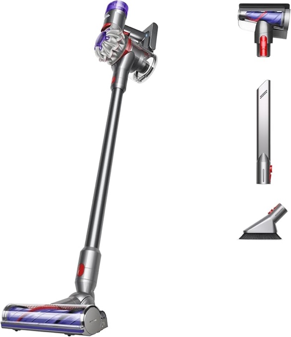 dyson v8 extra cordless vacuum cleaner, purple
