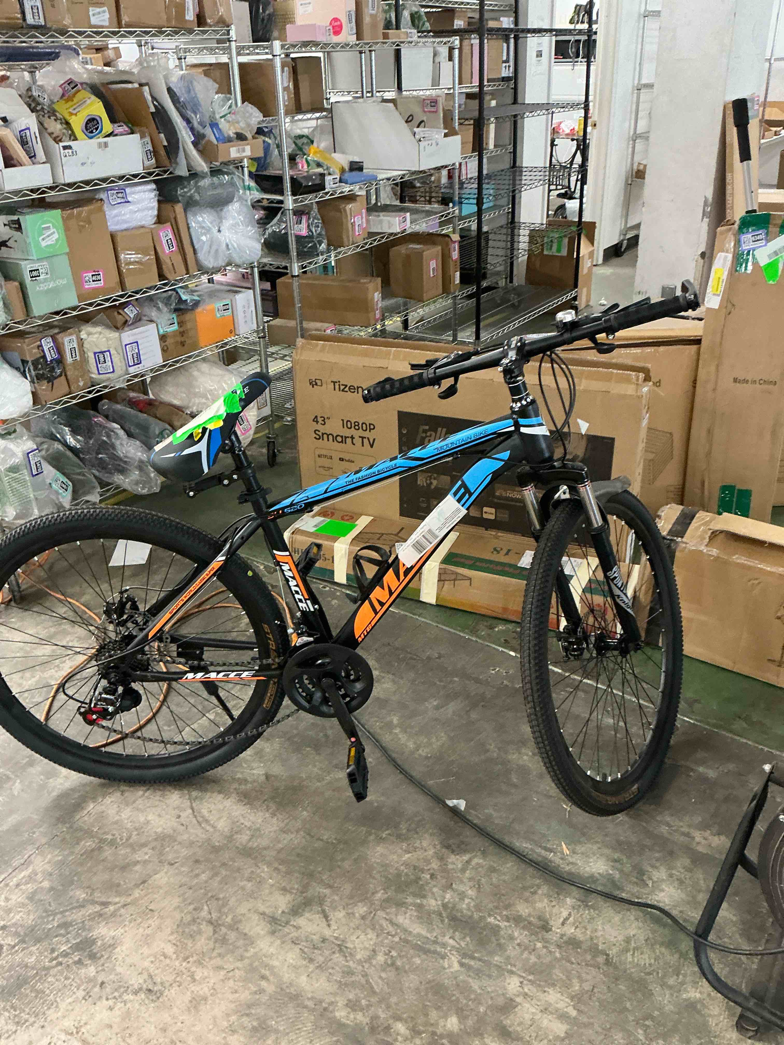 Condition photo showing Good Condition for mountain bike, 24 speeds with disc brakes high-carbon steel frame mens womens mountain bike, 24 26 27.5 inch front suspension mtb bicycle for adult & teenagers