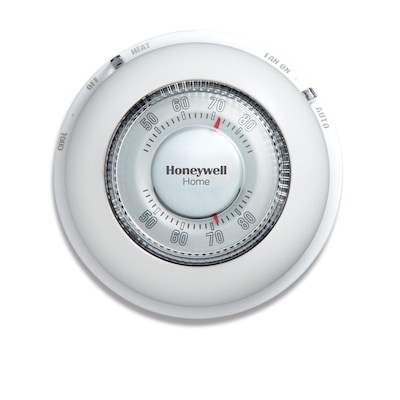 honeywell home ct87n round heat/cool 24-volt mechanical non-programmable thermostat